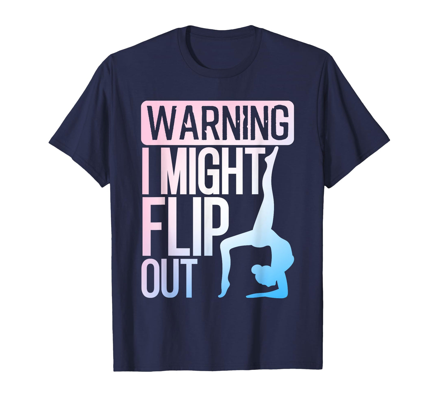 Cute Gymnastics Art For Girls Kids Women Tumbling Gymnast T-Shirt