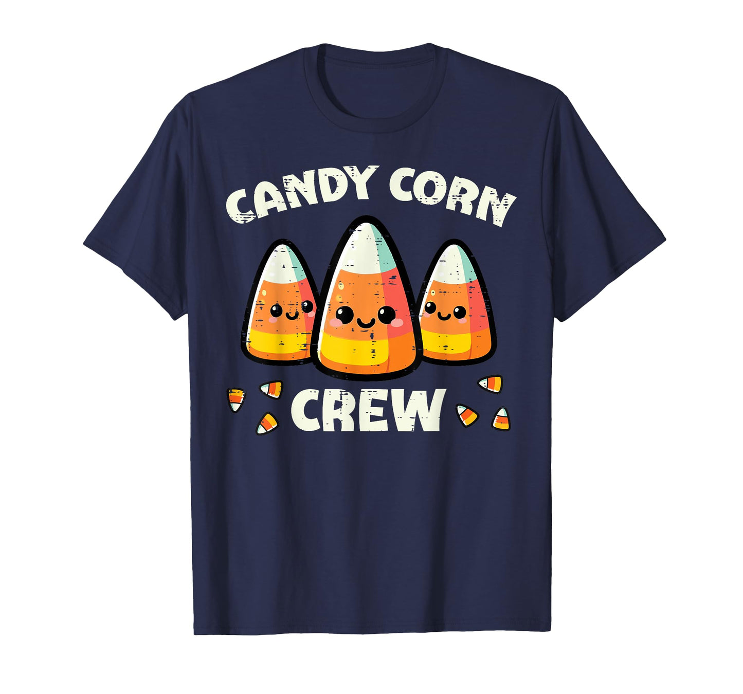 Halloween Candy Corn Crew Matching Costume Kids Men Women T-Shirt