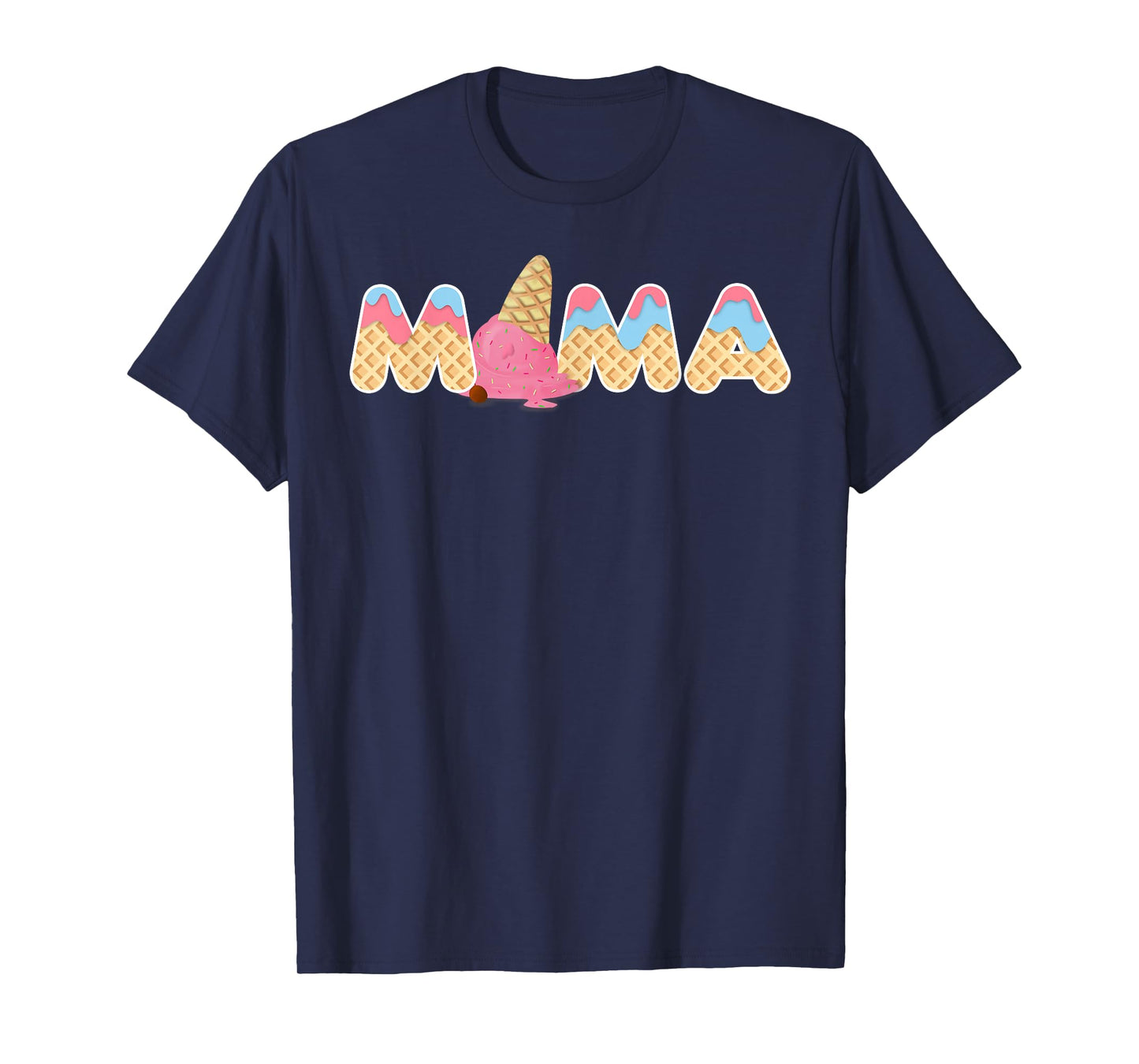 Mama Ice cream Funny First Birthday Ice cream T-Shirt