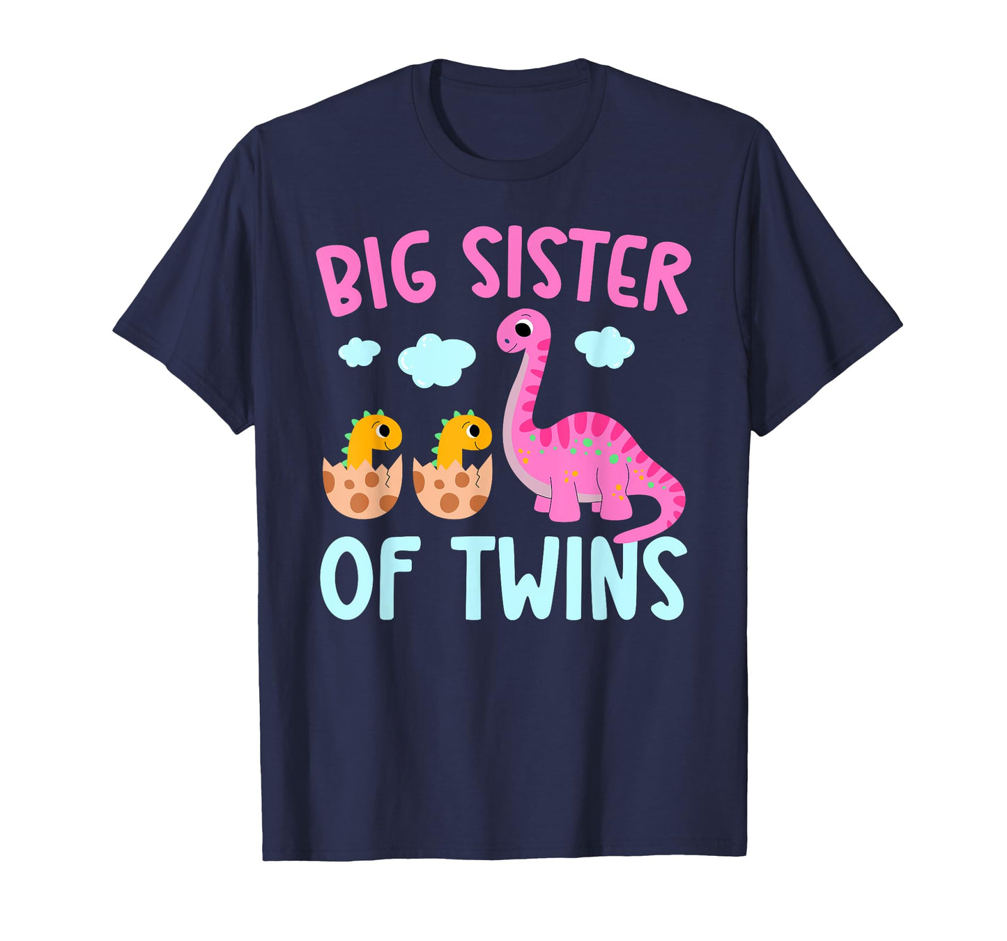 Big Sister Of Twins Big Sister Big Twin Sister T-Shirt