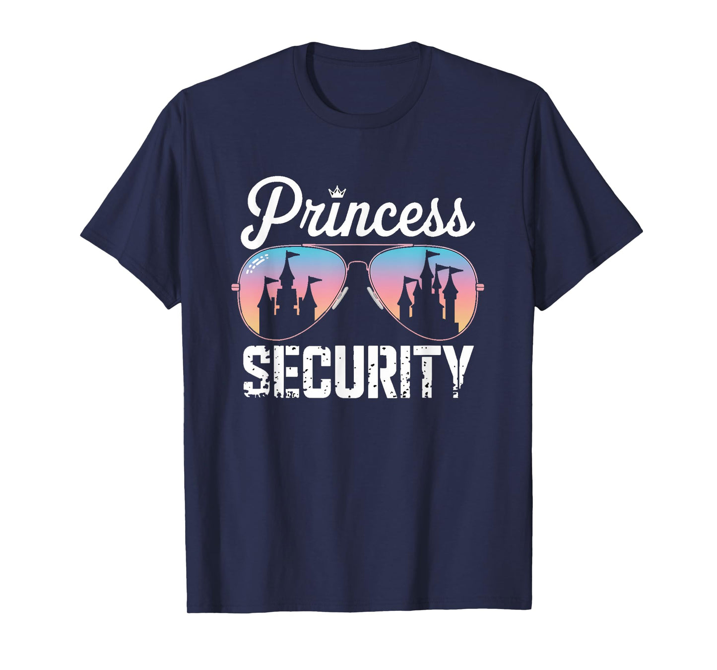 Retro Princess Security Protection Castle Men Women & Boys T-Shirt