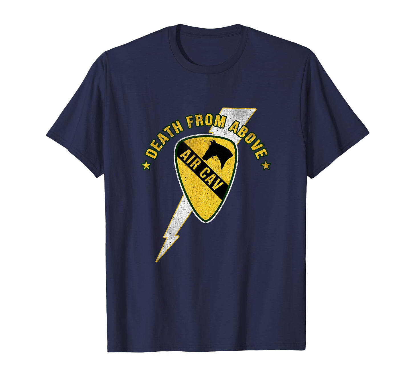 Air Cavalry Helicopter Badge 1st Cavalry Division Veteran T-Shirt