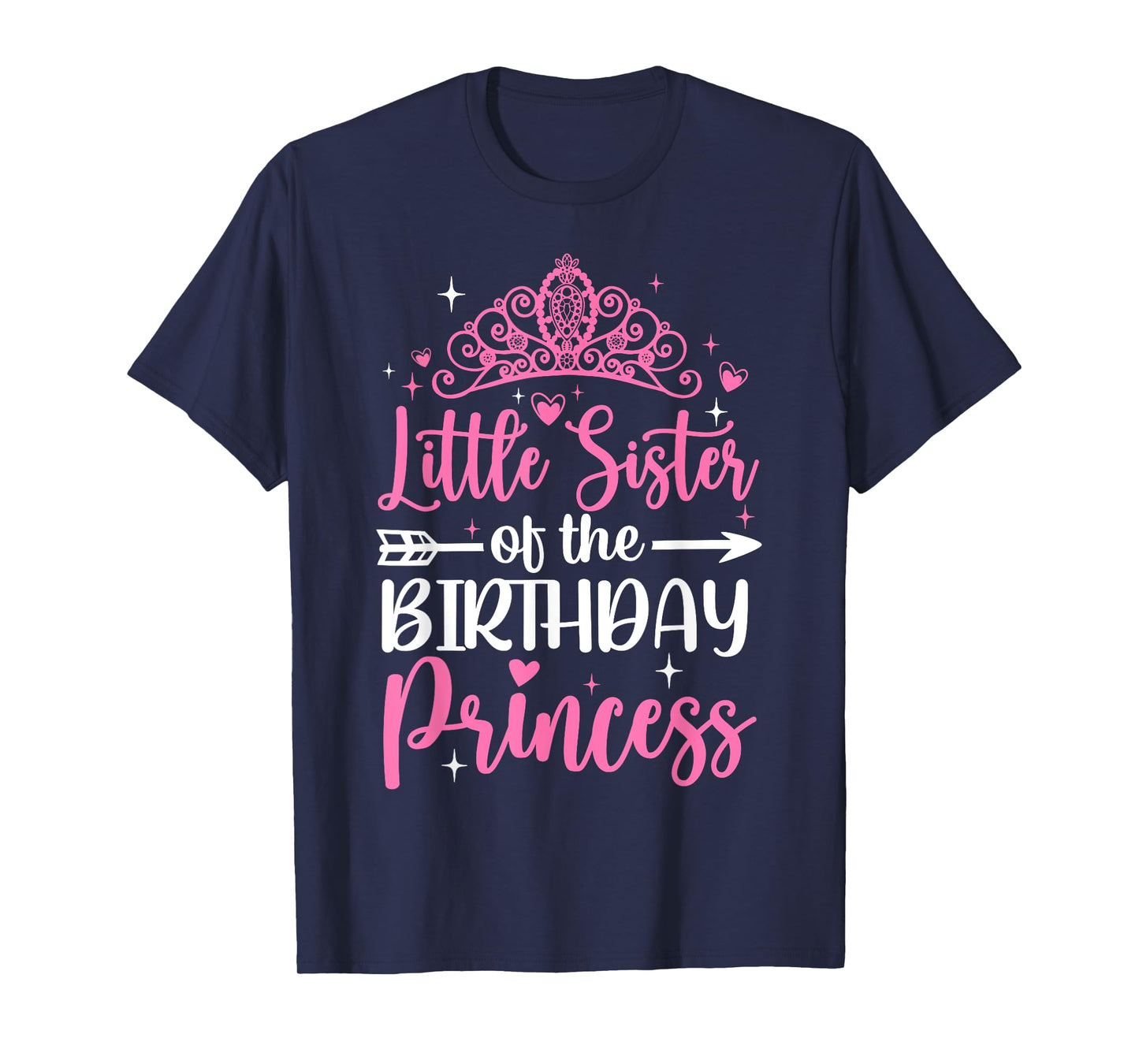 Little Sister Of The Birthday Princess Bday Girl Kid Family T-Shirt