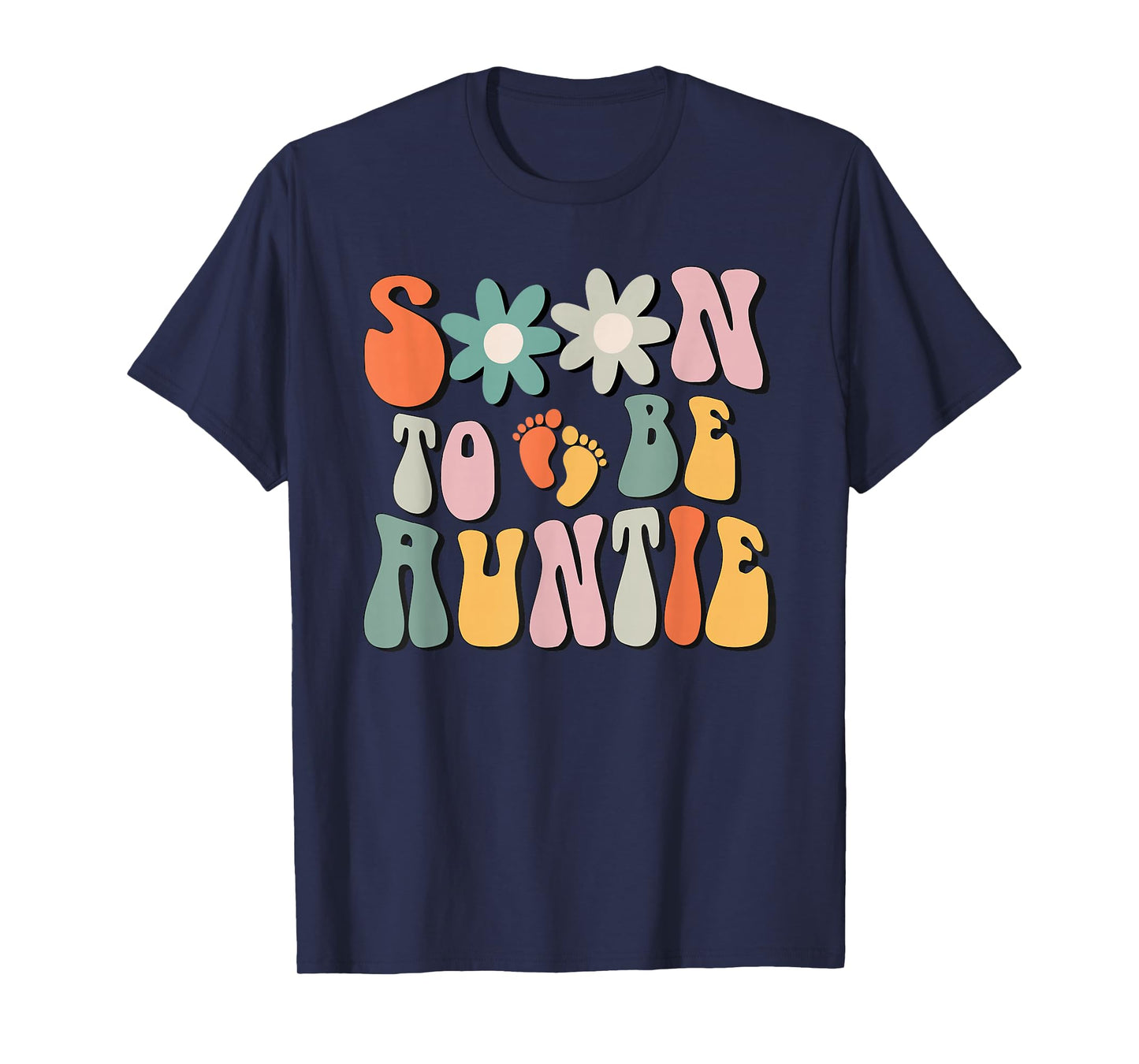 Soon To Be Auntie Gifts Pregnancy Announcement Aunt To Be T-Shirt
