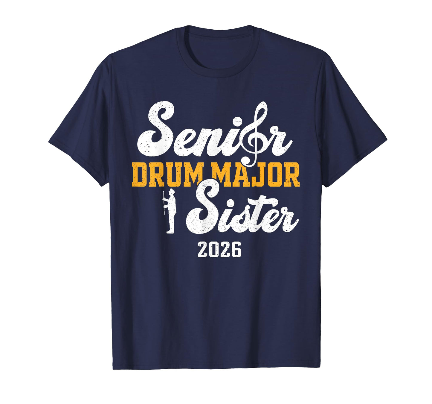 Senior Drum Major Sister 2026 Graduation Matching Family T-Shirt