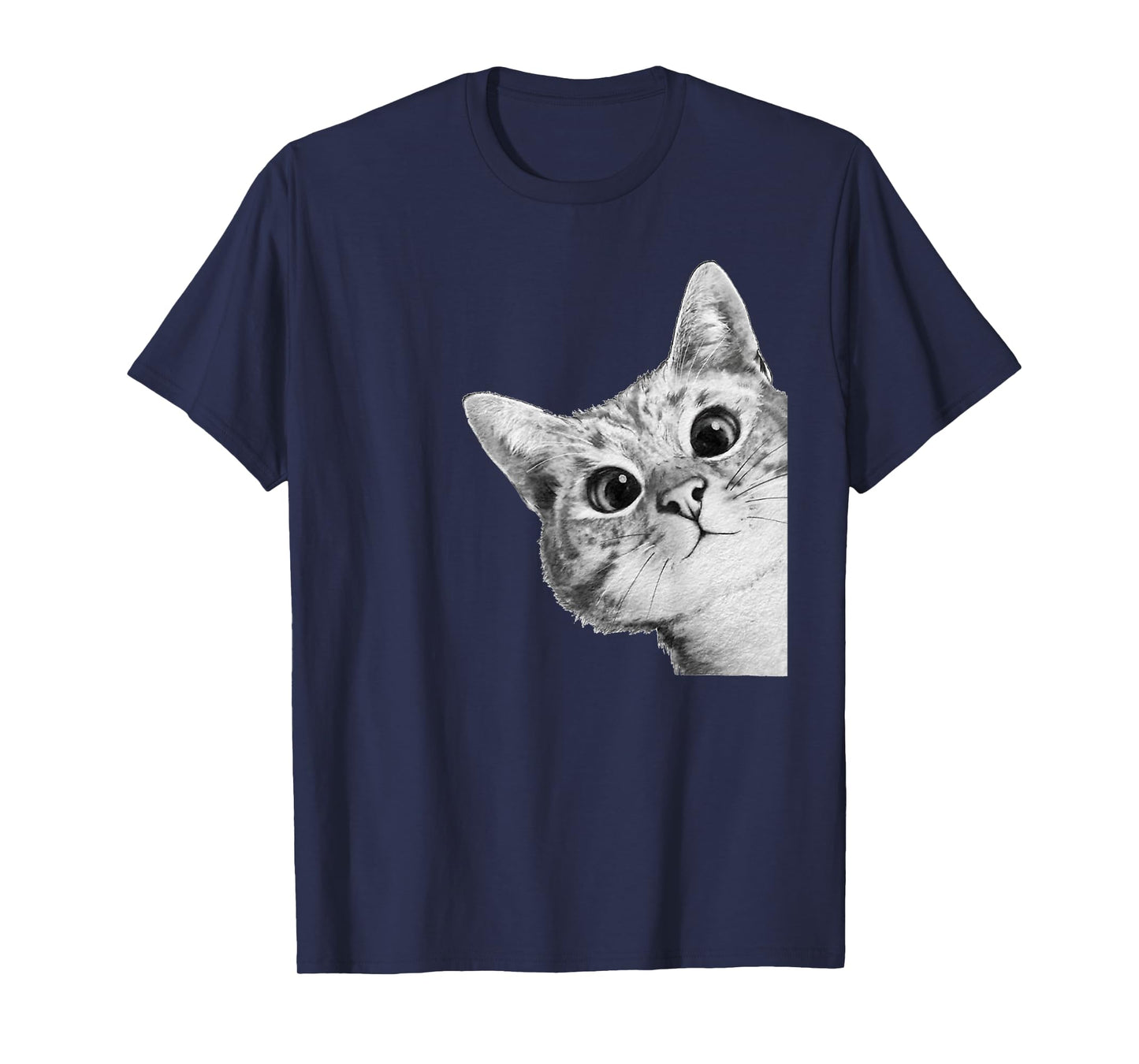 Cute Adorable Kitty Cat T-Shirt for Men Women Girls Kids