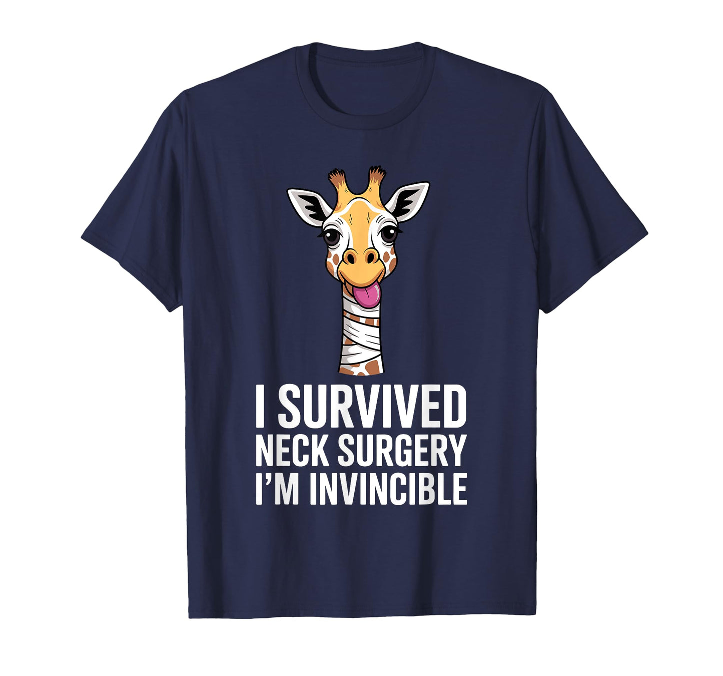 Neck Surgery Art For Men Women Kids Neck Surgery Recovering T-Shirt