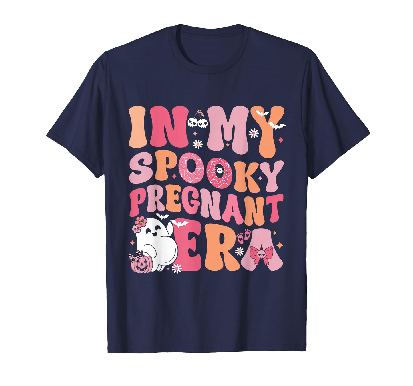 Halloween in My Spooky Pregnant Era Mom, Women T-Shirt