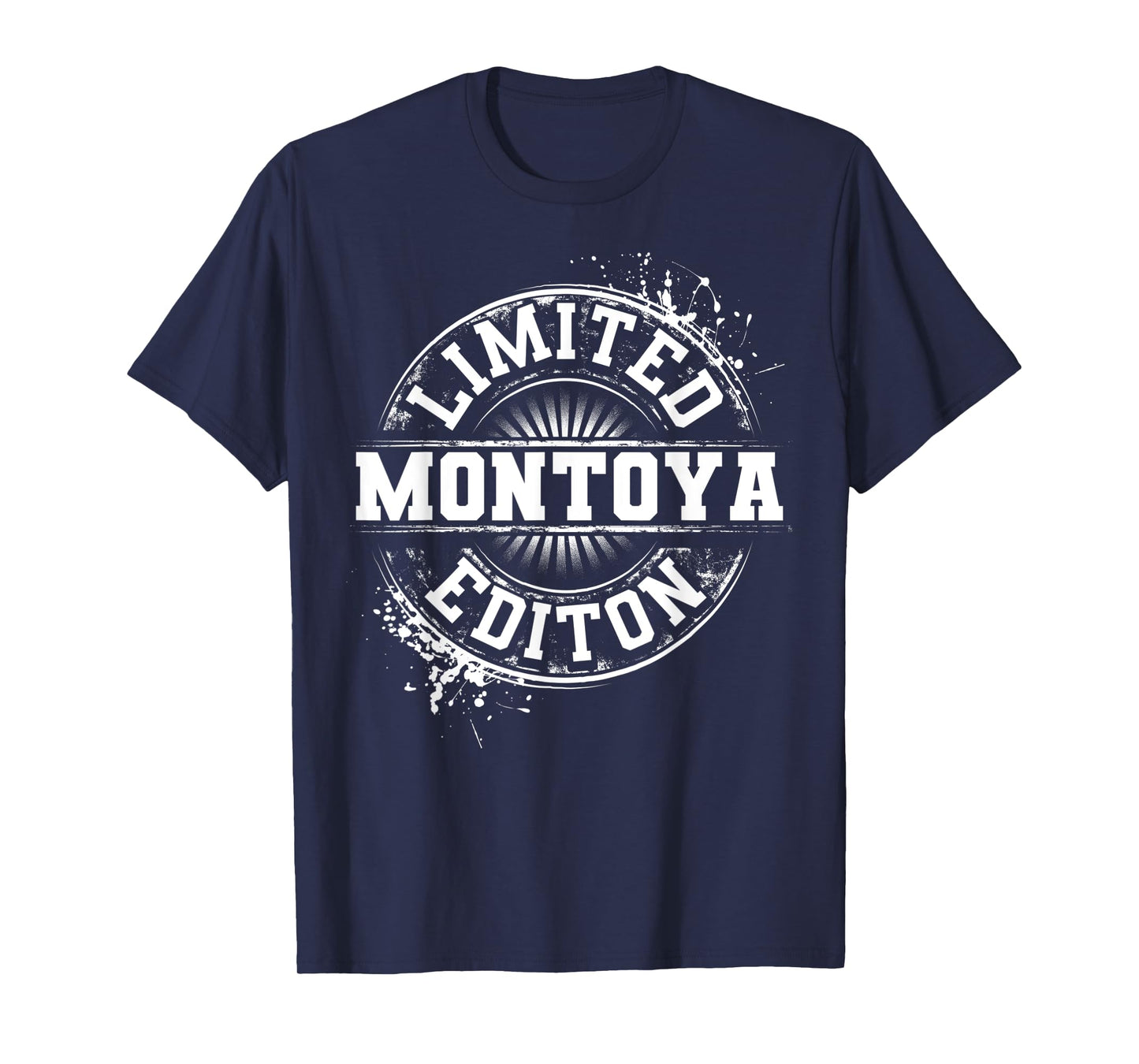 MONTOYA Funny Surname Family Tree Birthday Reunion Gift Idea T-Shirt