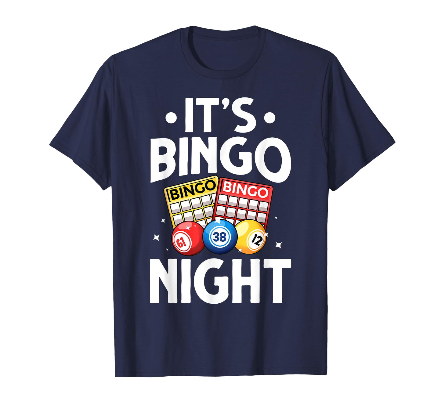 Cute Bingo Design For Men Women Bingo Lovers Casino Gambling T-Shirt
