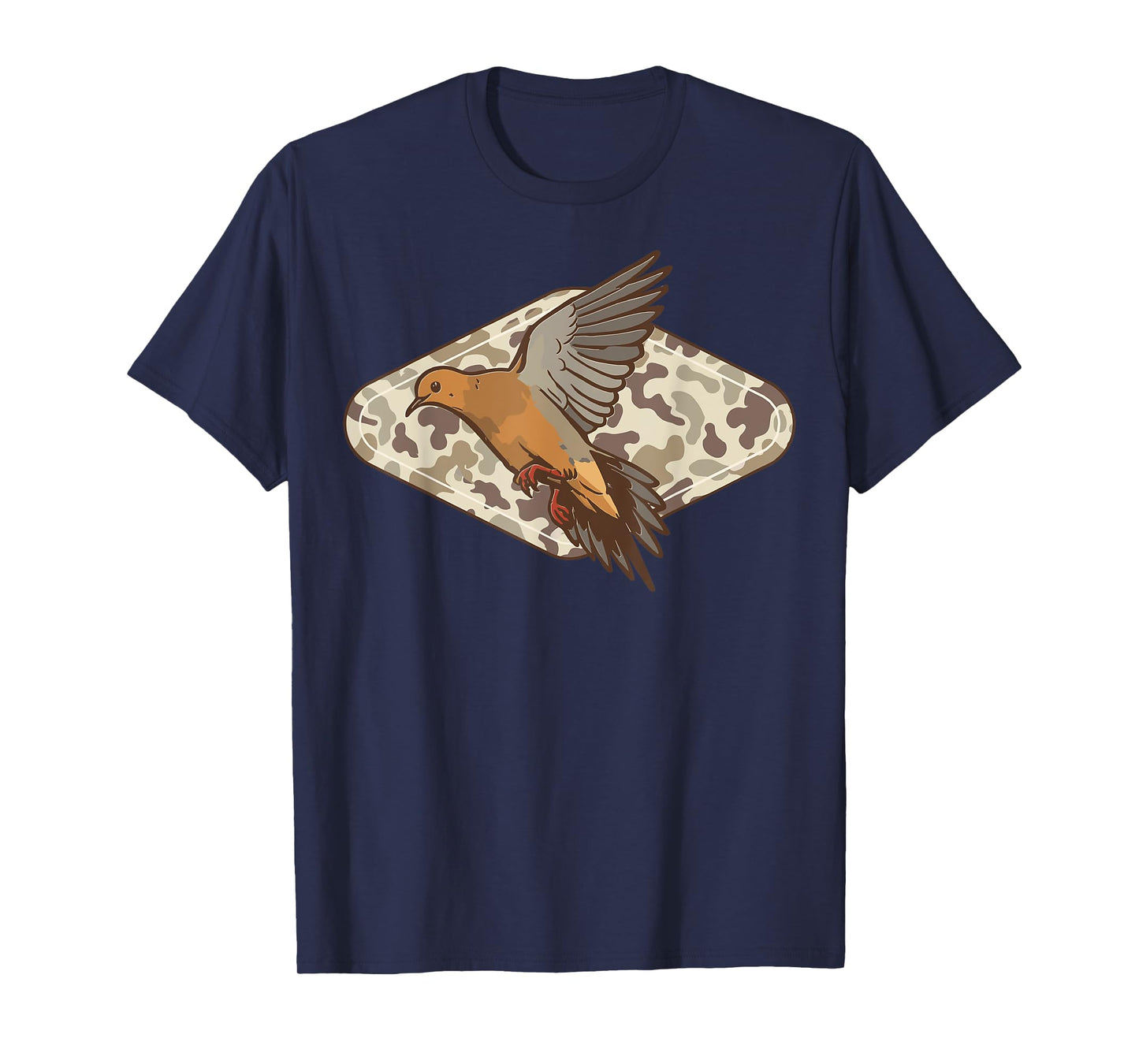 Dove Hunting Old Camo Hunter Camouflage Men Dad Grandpa Gift T-Shirt