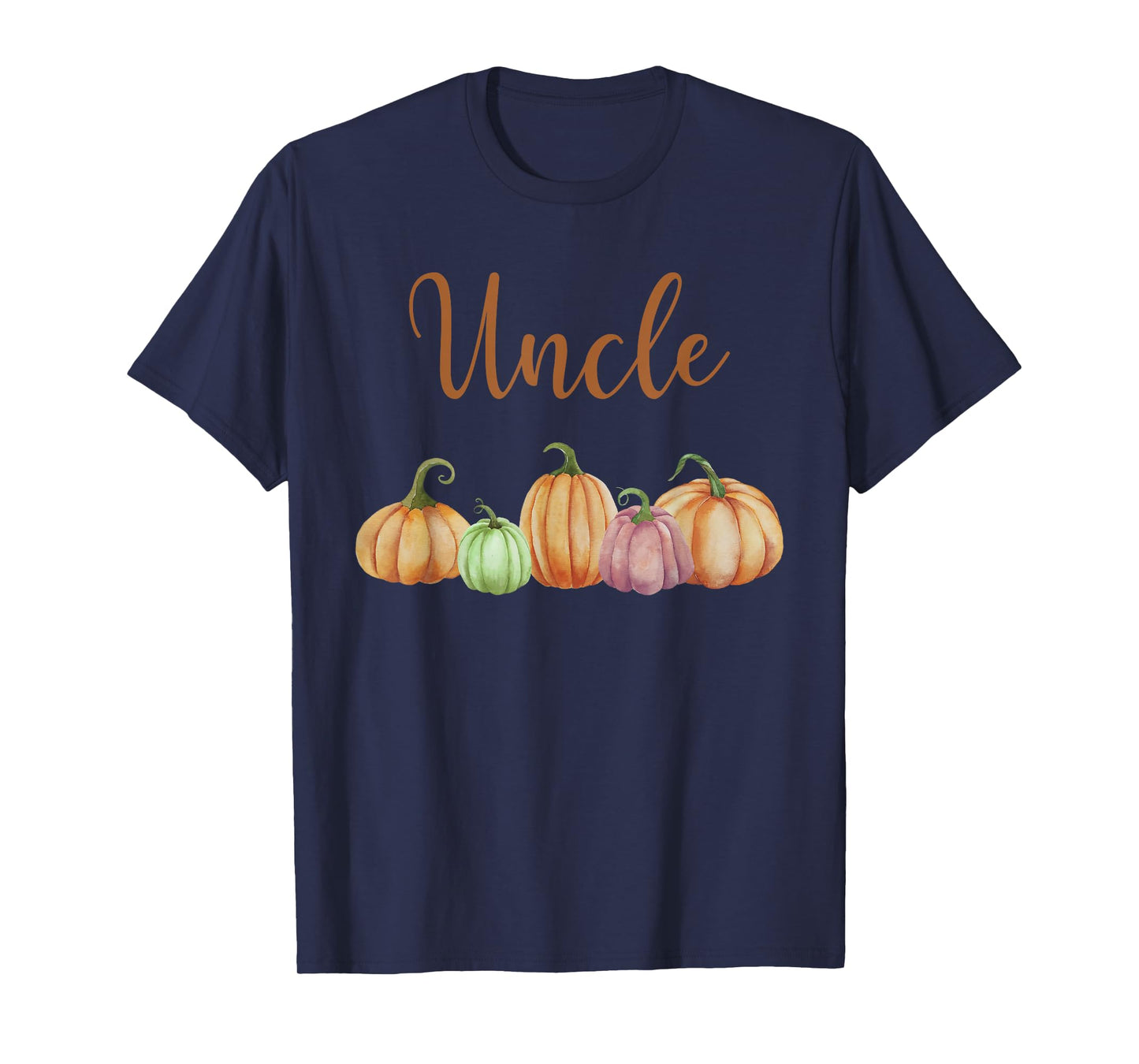 Uncle of Little Pumpkin First Birthday Autumn Pumpkin T-Shirt