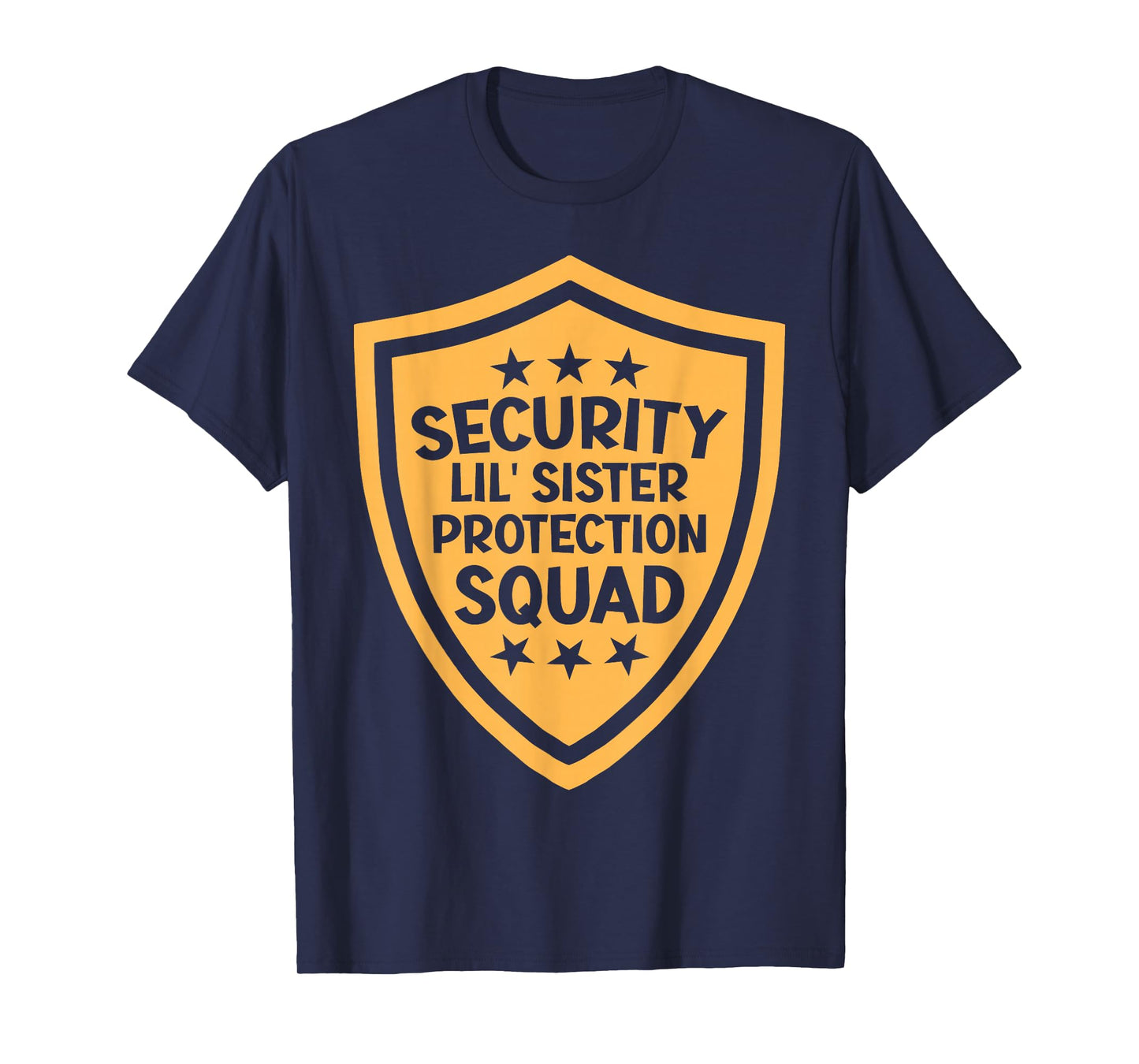 Big Brother Security Lil' Sister Protection Squad Pregnancy T-Shirt