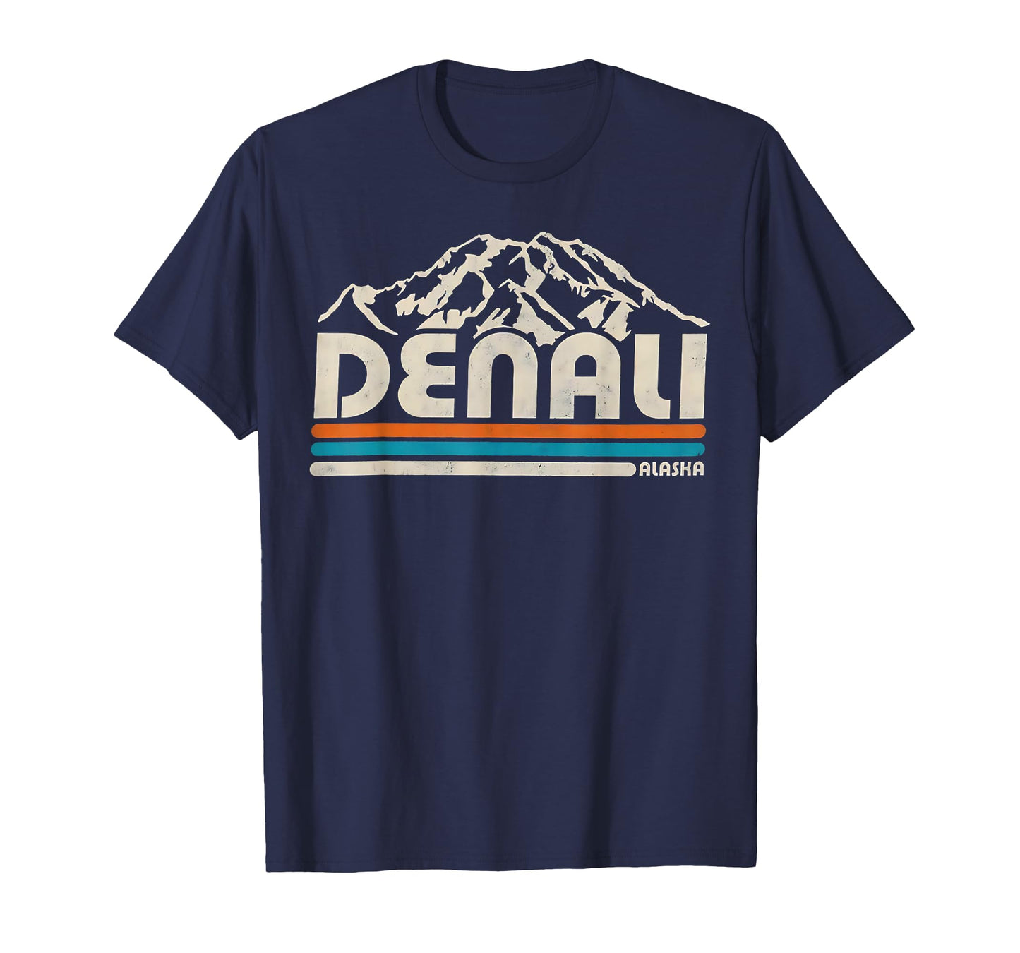 Vintage Denali National Park Alaska Mountains Nature Hiking T-Shirt