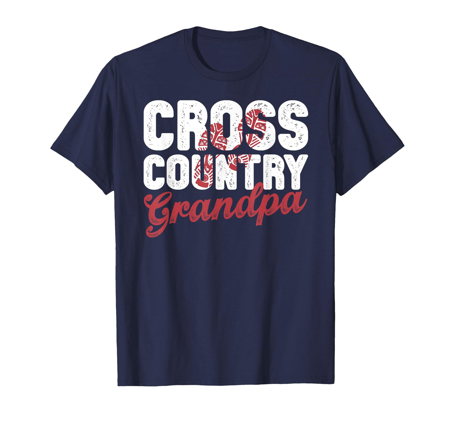 Cross Country Grandpa Of A Cross Country Runner Grandfather T-Shirt