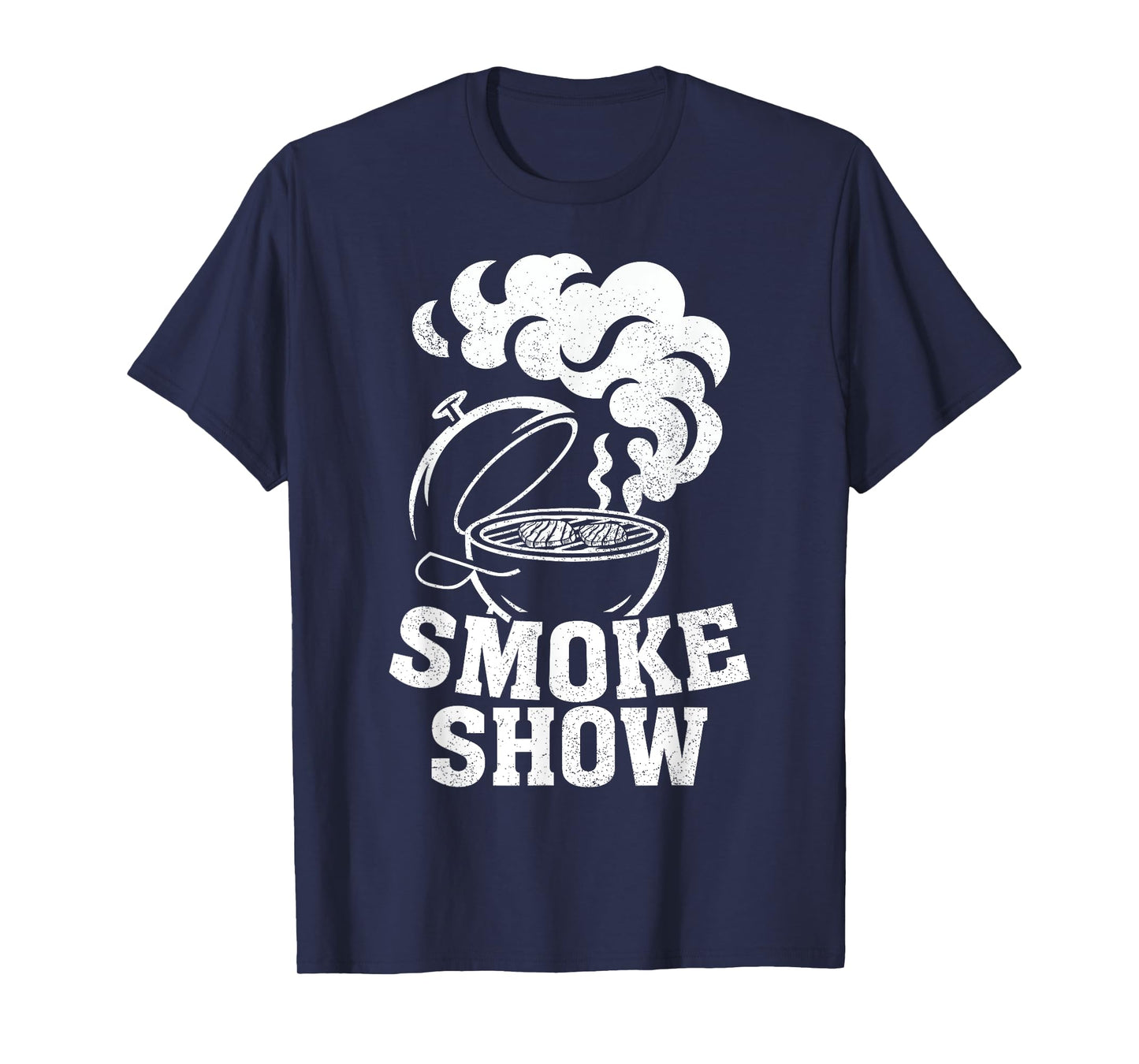 Smoke Show Bbq Pit Meat Smoker Grill Dad Chef Mens Grilling T-Shirt