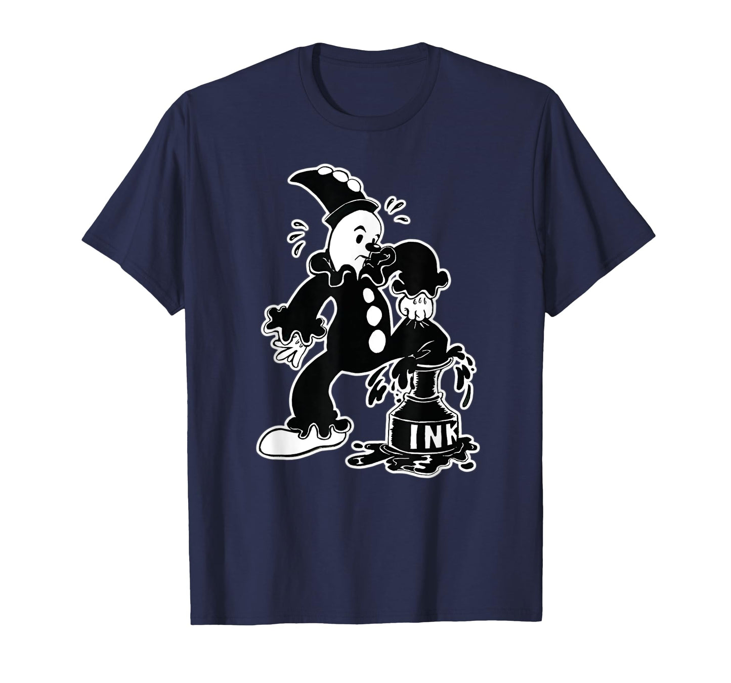 Koko the Clown Out of the Inkwell Gothic Vintage Cartoon T-Shirt