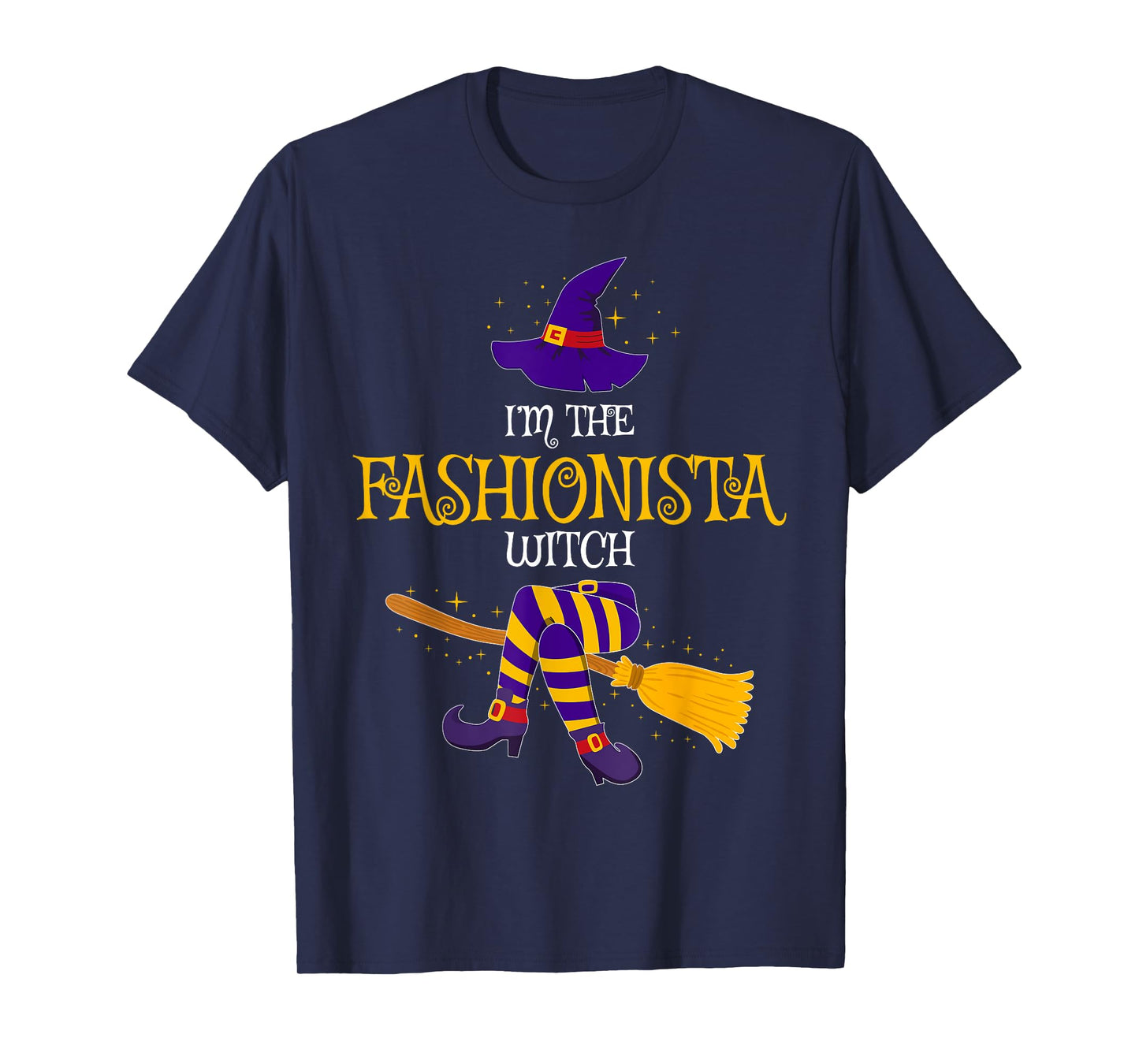 I’m The Fashionista Witch Family Matching Costume Halloween T-Shirt