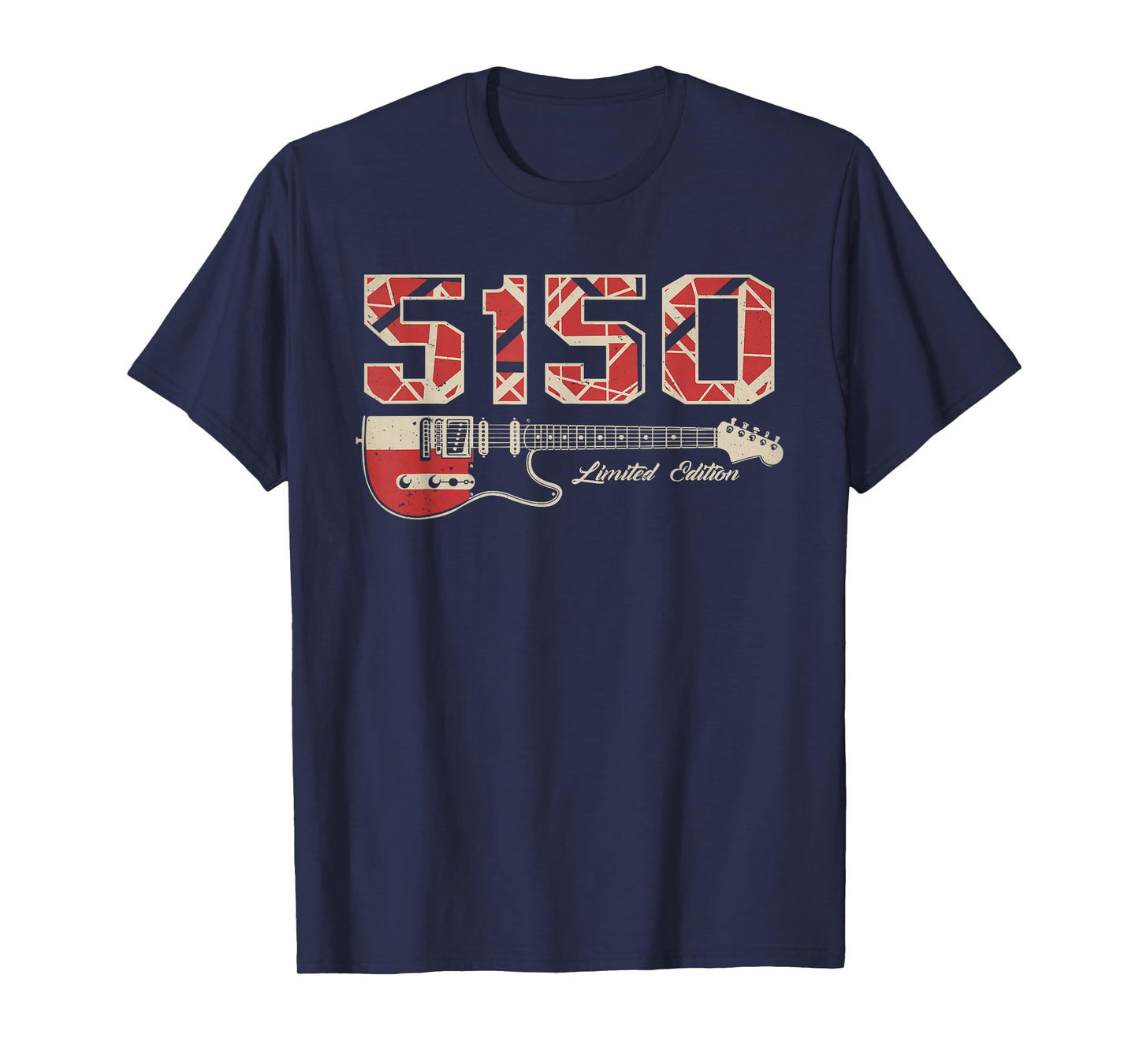 Vintage 5150 Classic Rock Music Guitar Limited Edition T-Shirt