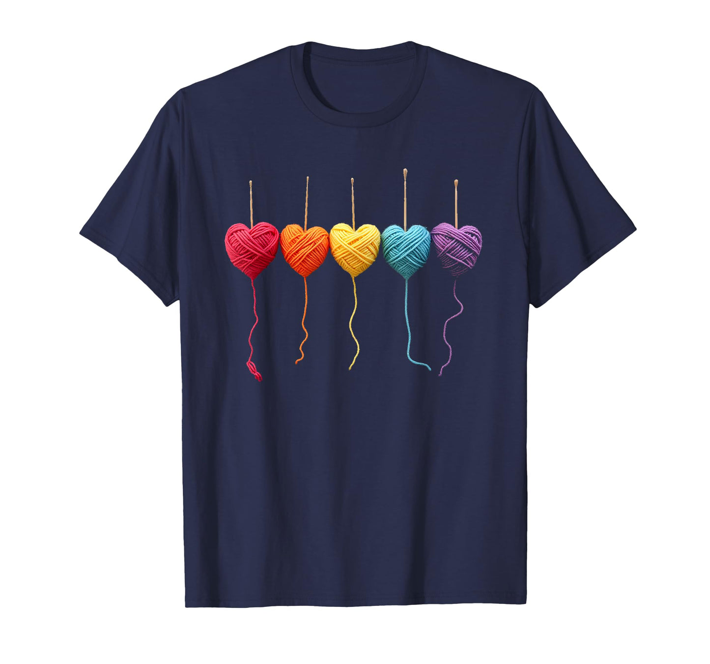 Funny Yarn Crochet Knitting Lover Women Girls Crafter T-Shirt