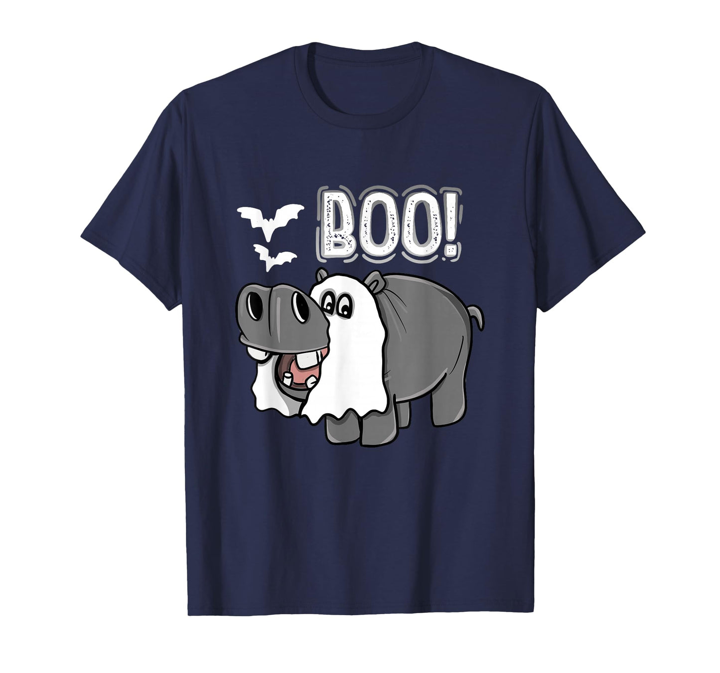 Hippo Boo Halloween Costume Men Women Kids T-Shirt