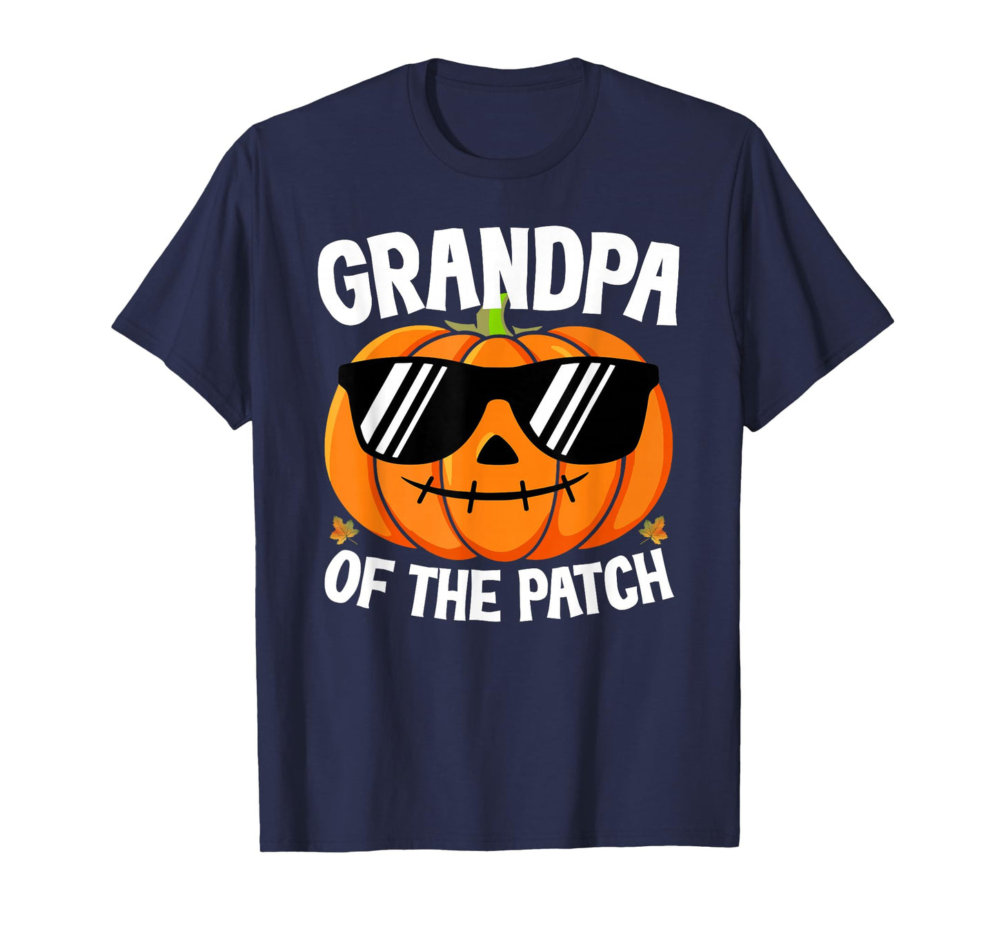 Pumpkin Grandpa of The Patch Halloween Family Matching T-Shirt