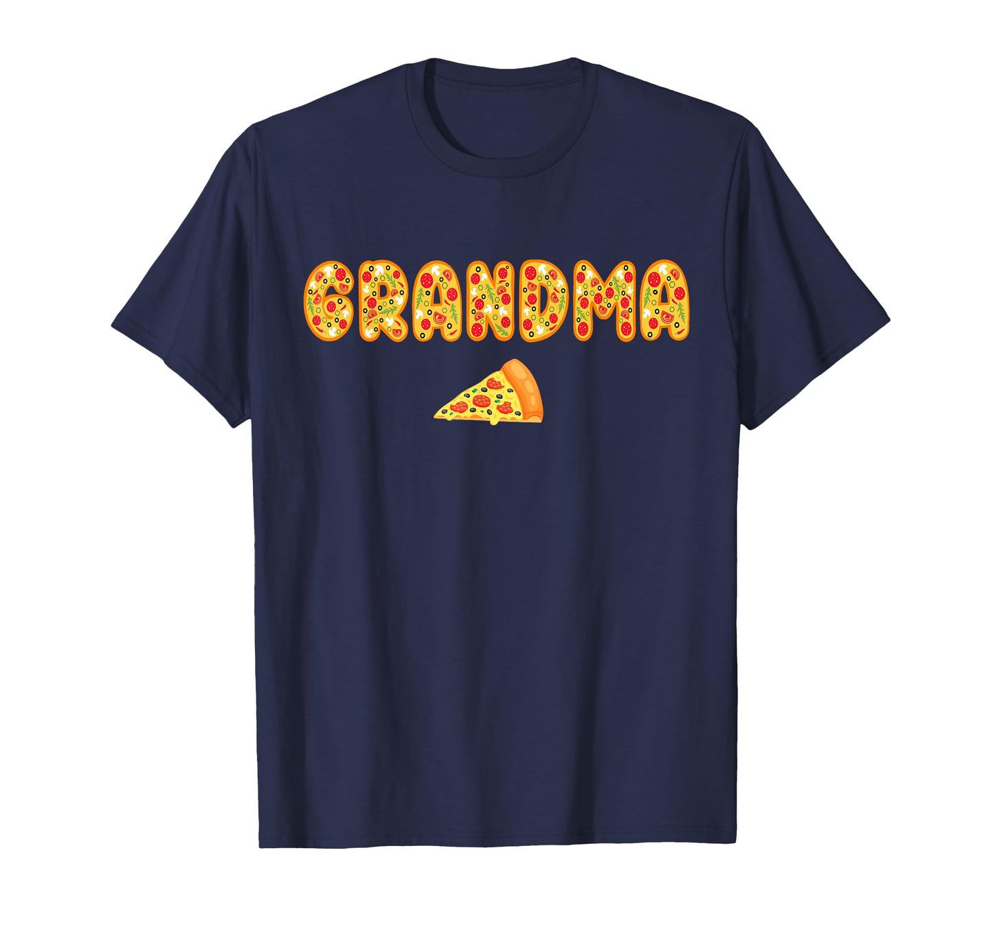 Grandma Grandpa Matching Birthday Squad Crew Pizza Family T-Shirt