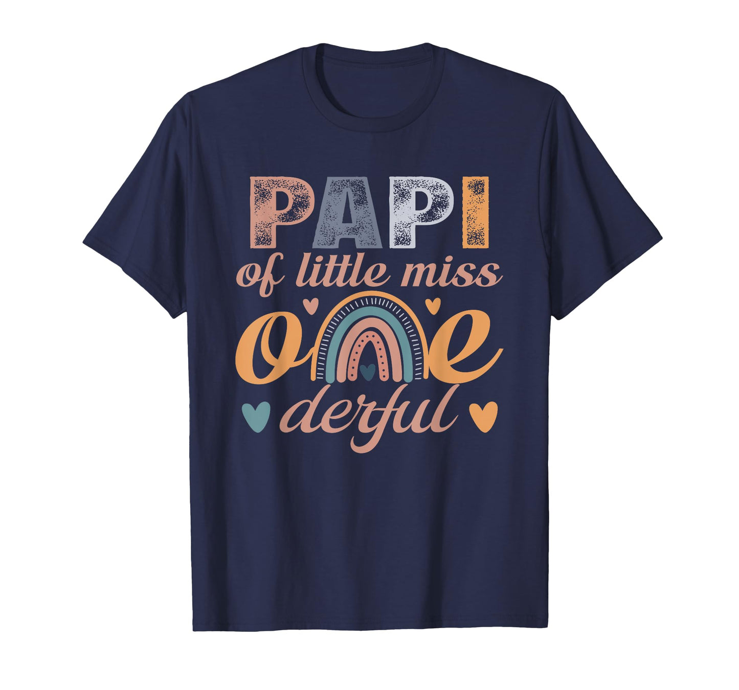 Boho Papi of Miss Onederful 1st Birthday Girl Cute T-Shirt