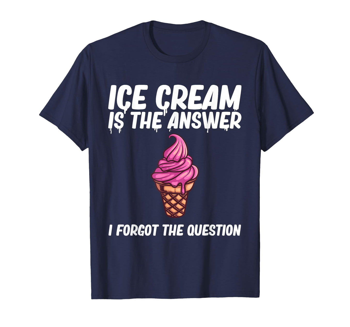 Cool Ice Cream Costume For Men Women Kids Adult Ice Cream T-Shirt