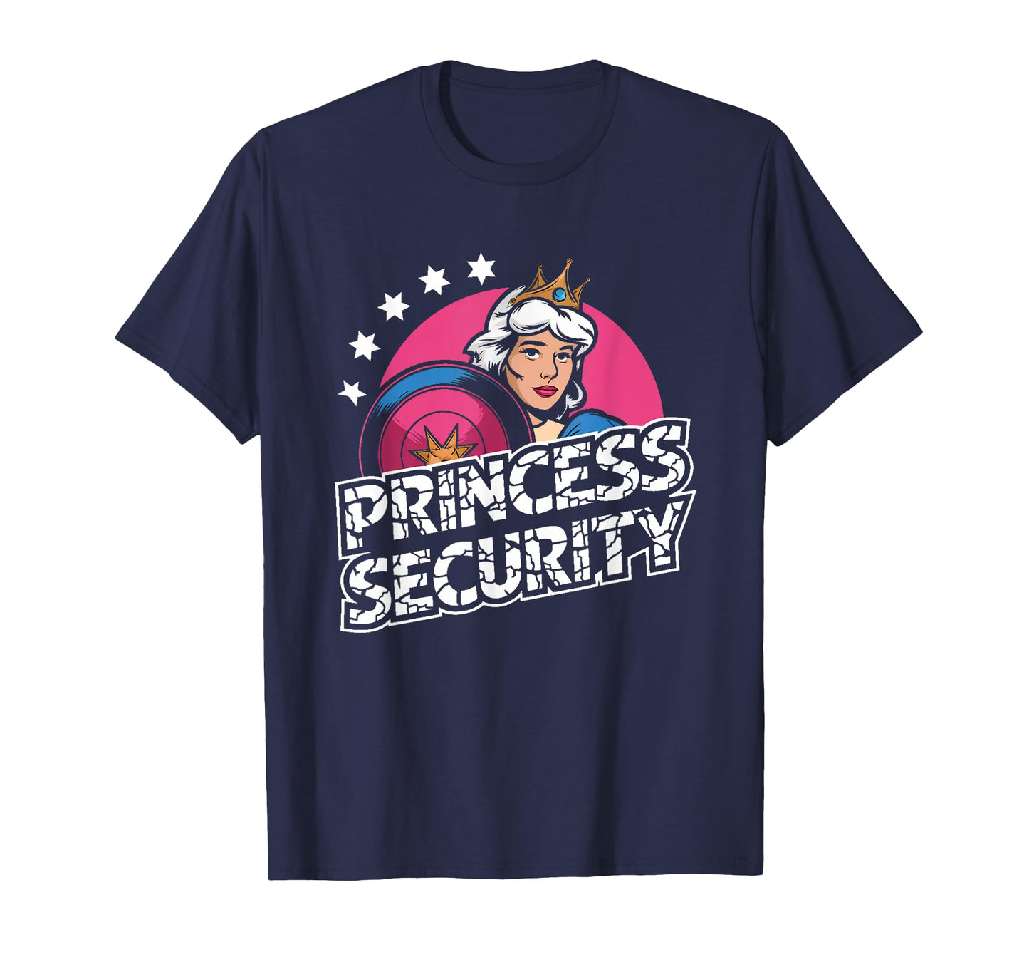 Princess Security Birthday Dad & Mom Boys Brother Vintage T-Shirt