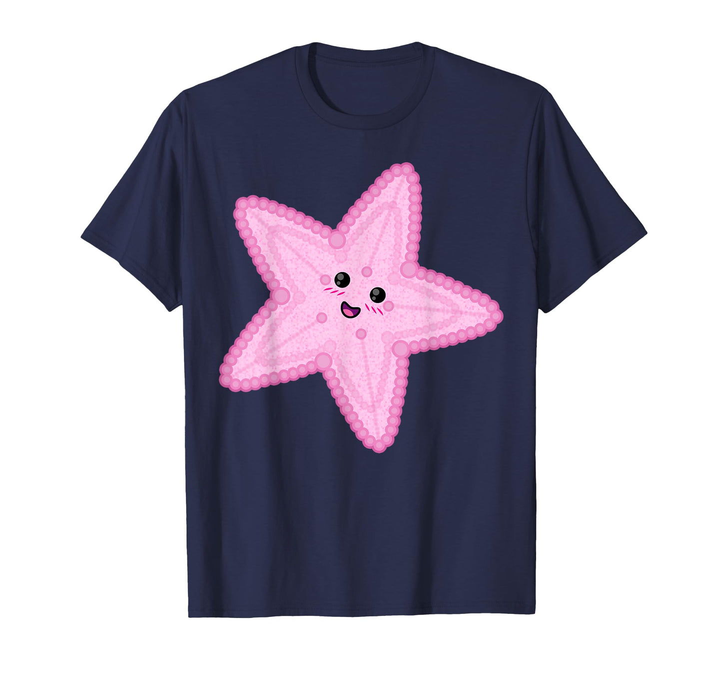 Cute Big Pink Starfish Halloween Sea Animal Easy DIY Costume T-Shirt