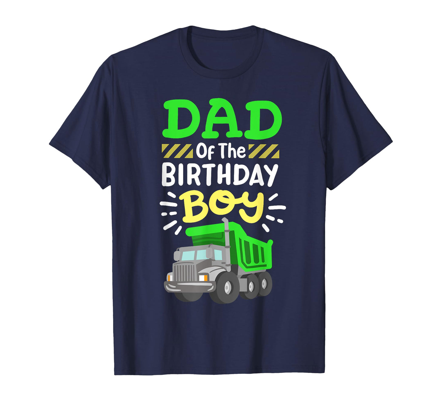 Dad Of The Birthday Boy Garbage Truck Birthday Family T-Shirt