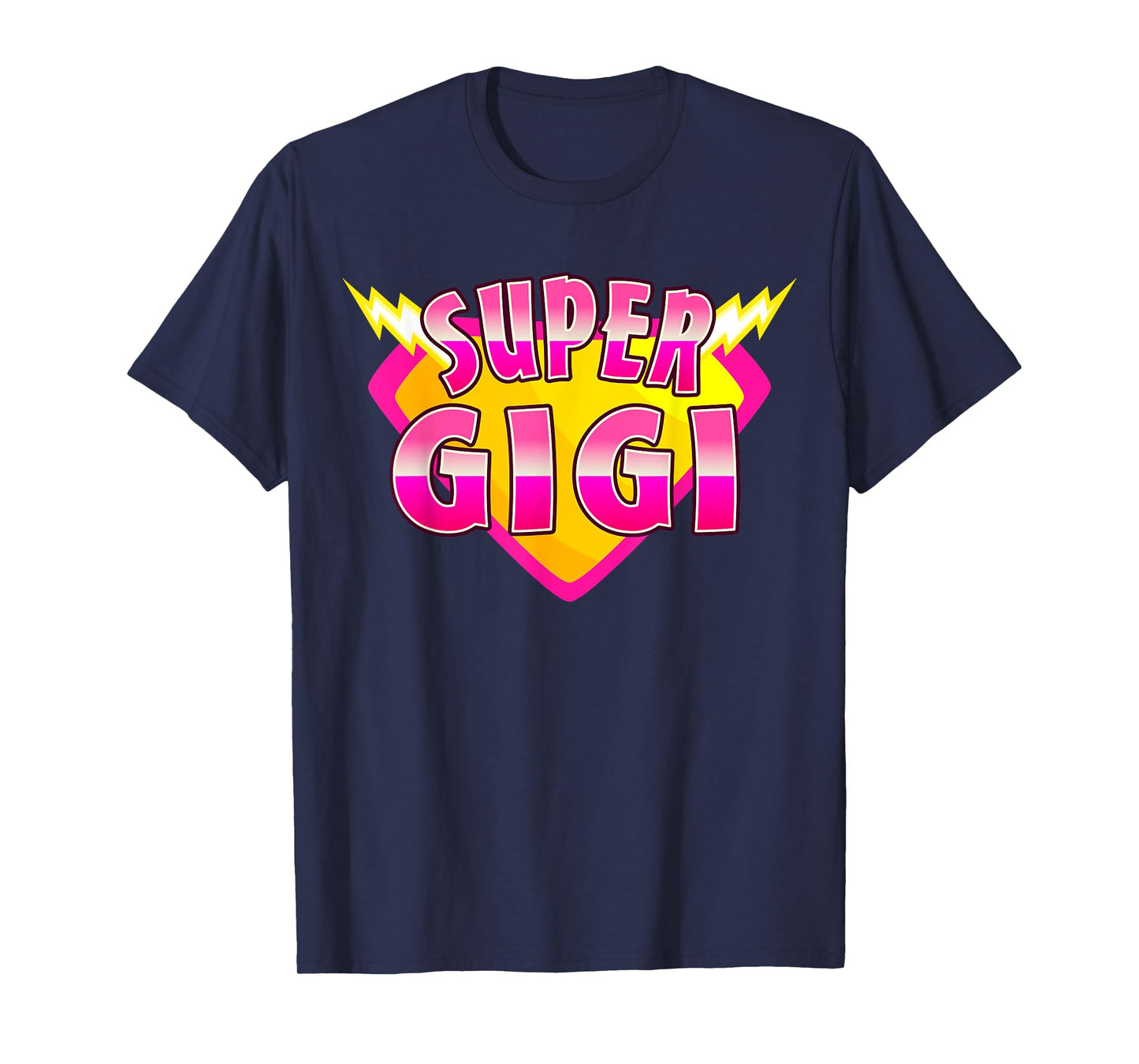 Super Gigi Superhero Grandmother Comic Book Family Matching T-Shirt