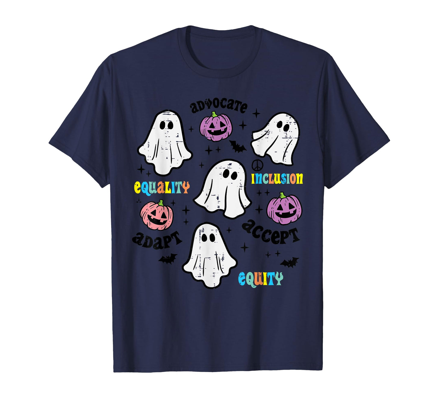 Halloween Advocate Equality Inclusion Costume Women Kids Men T-Shirt