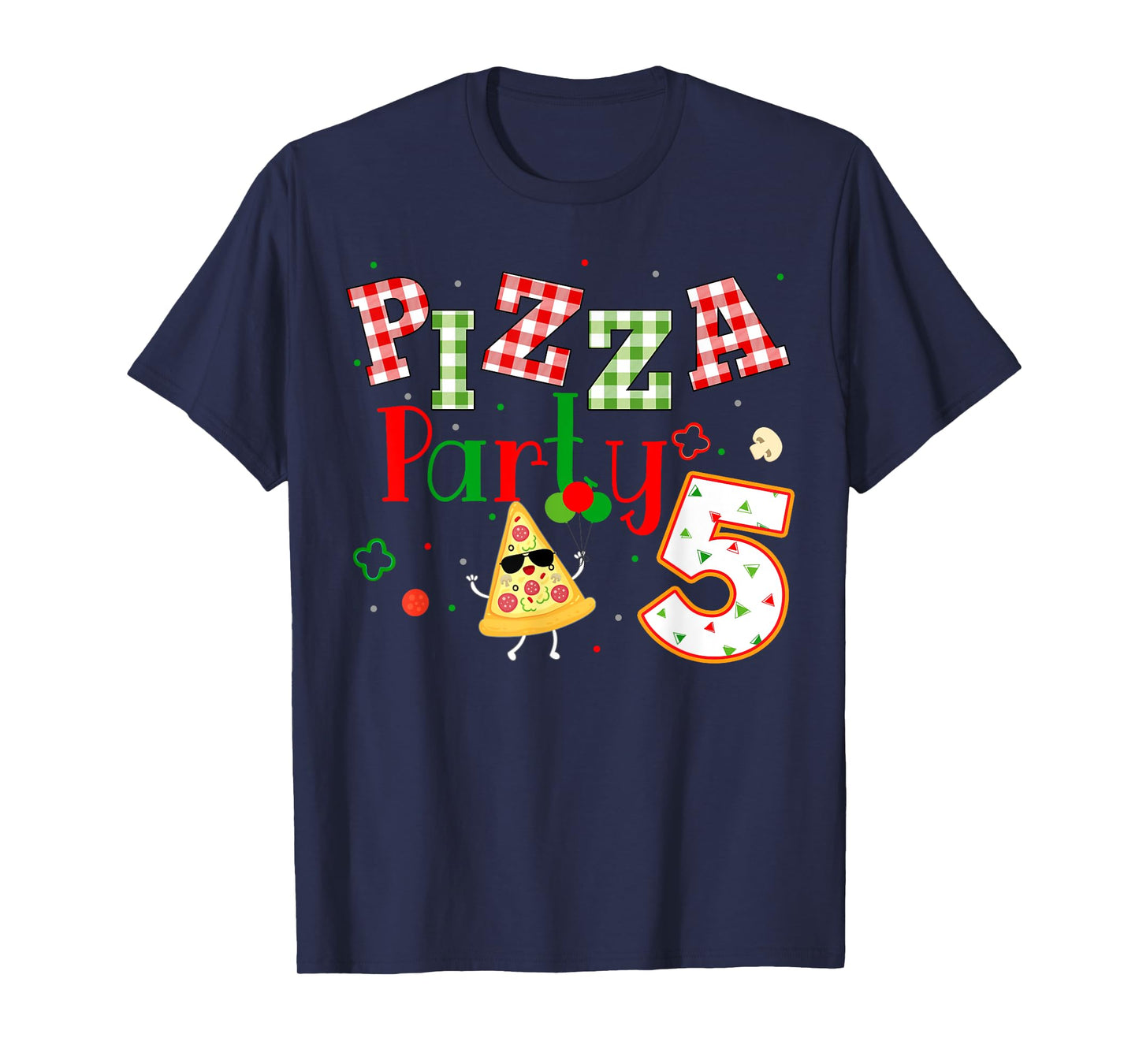 Pizza Birthday Party Themed Matching Family Group T-Shirt