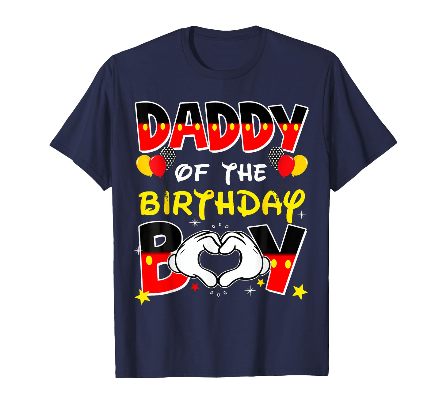 Dad And Mom Daddy Of The Birthday Boy Family Party Decor T-Shirt