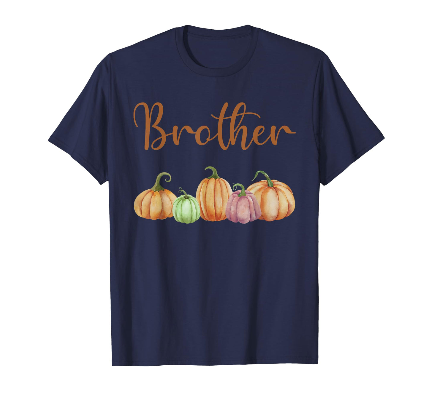 Brother of Little Pumpkin First Birthday Autumn Pumpkin T-Shirt
