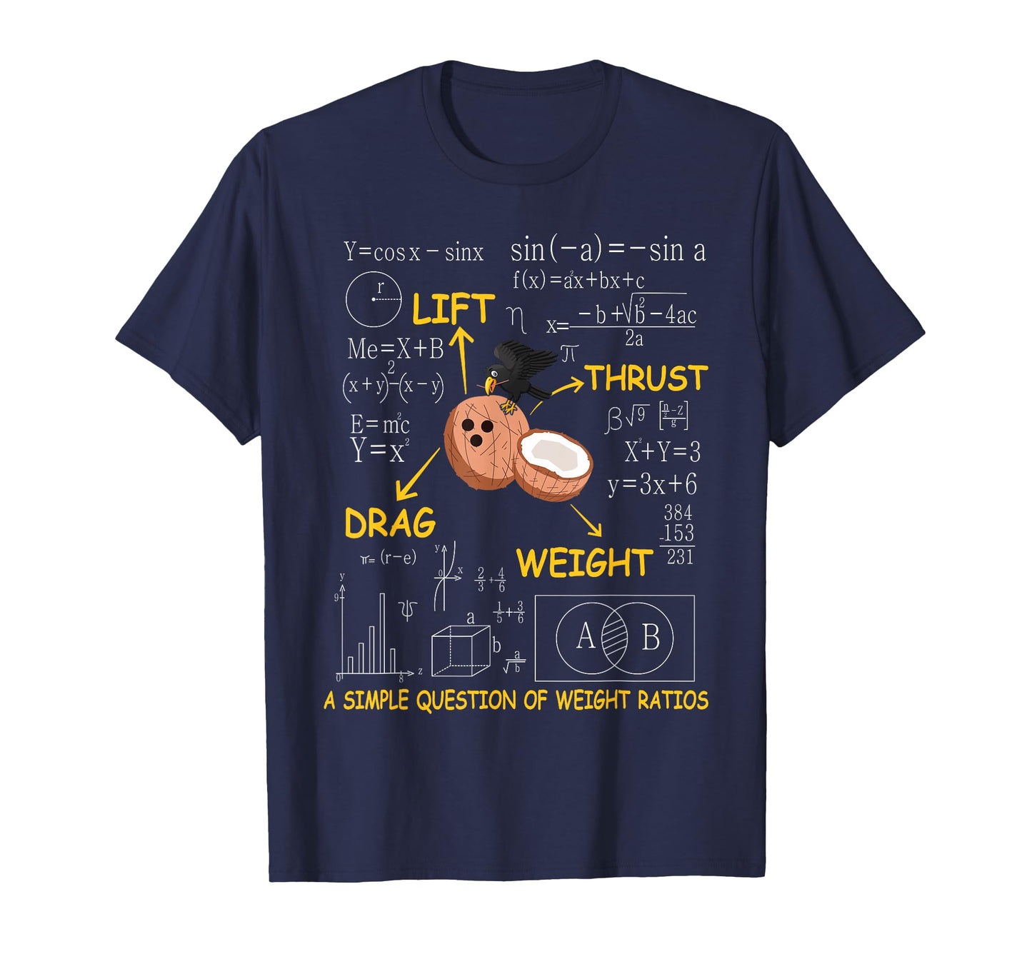 A Simple Question Of Weight Ratios Funny Math T-Shirt