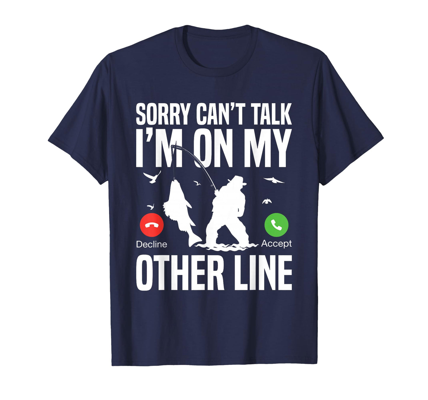 Funny Fishing Fish Hunting Lover Design, Fisherman Adventure T-Shirt