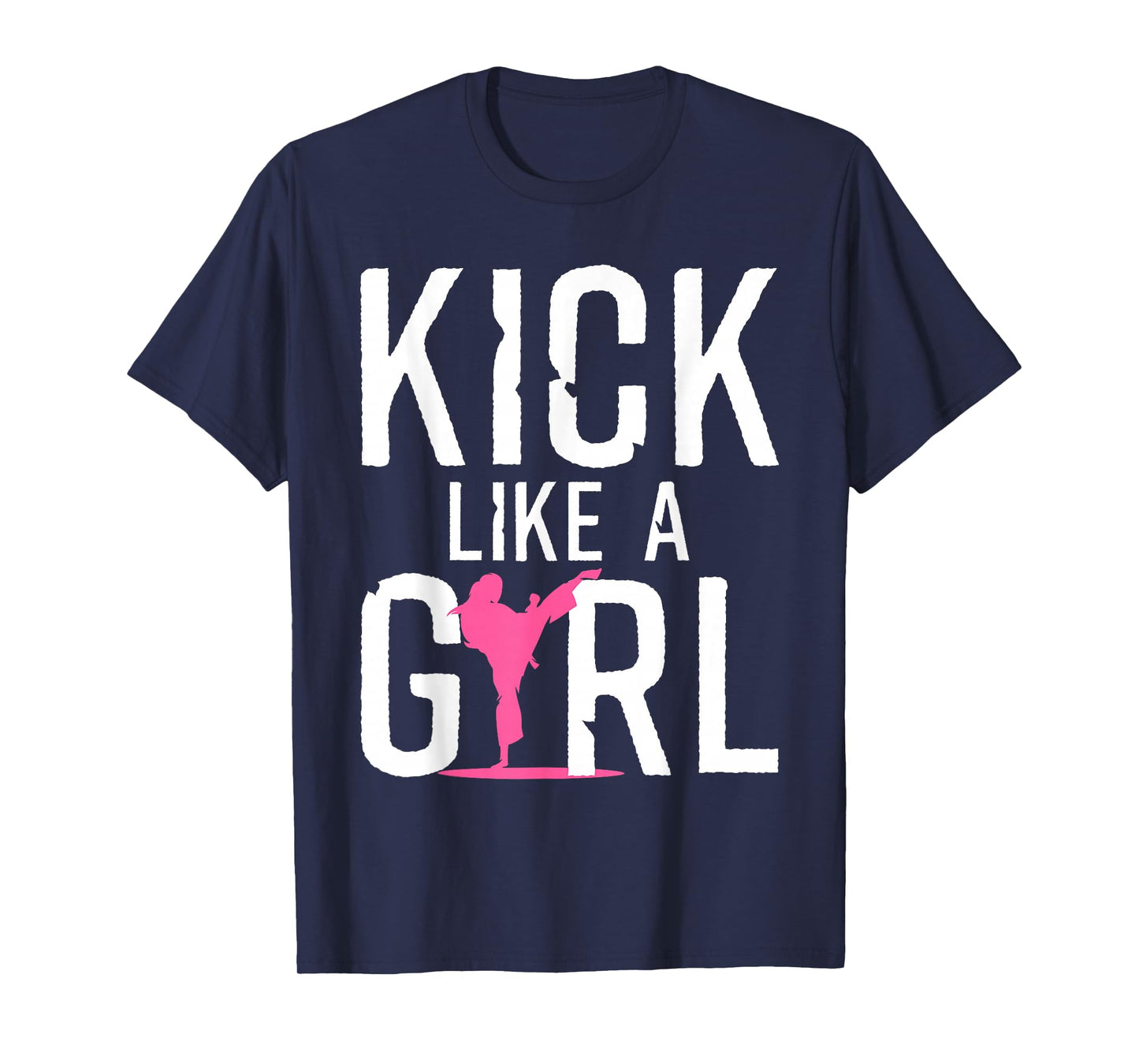 Cool Karate Gift Kickboxing Karate Lover Taekwondo Cute Karate Design For Girls Women Kids Martial Arts Kung Fu T-Shirt Black