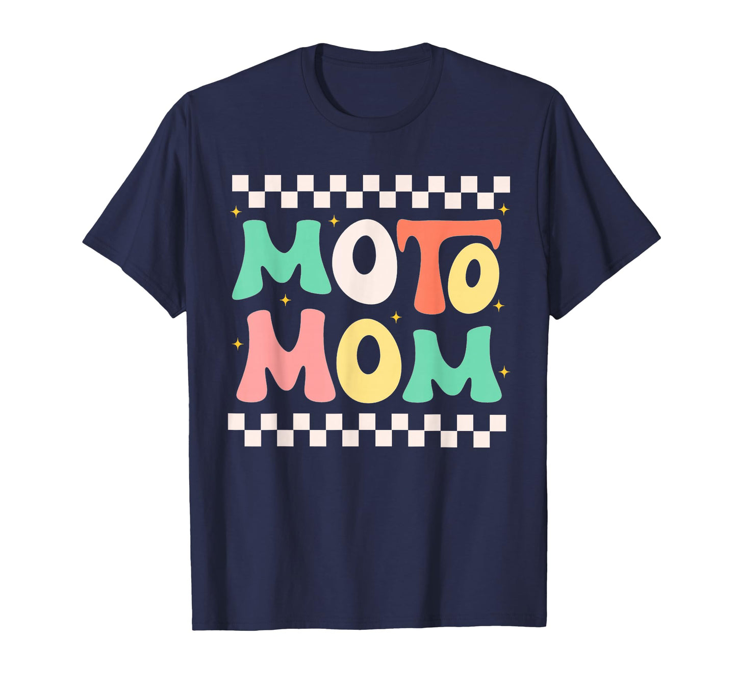 Moto Mom Shirts For Women Dirt Bike Motocross Racing T-Shirt