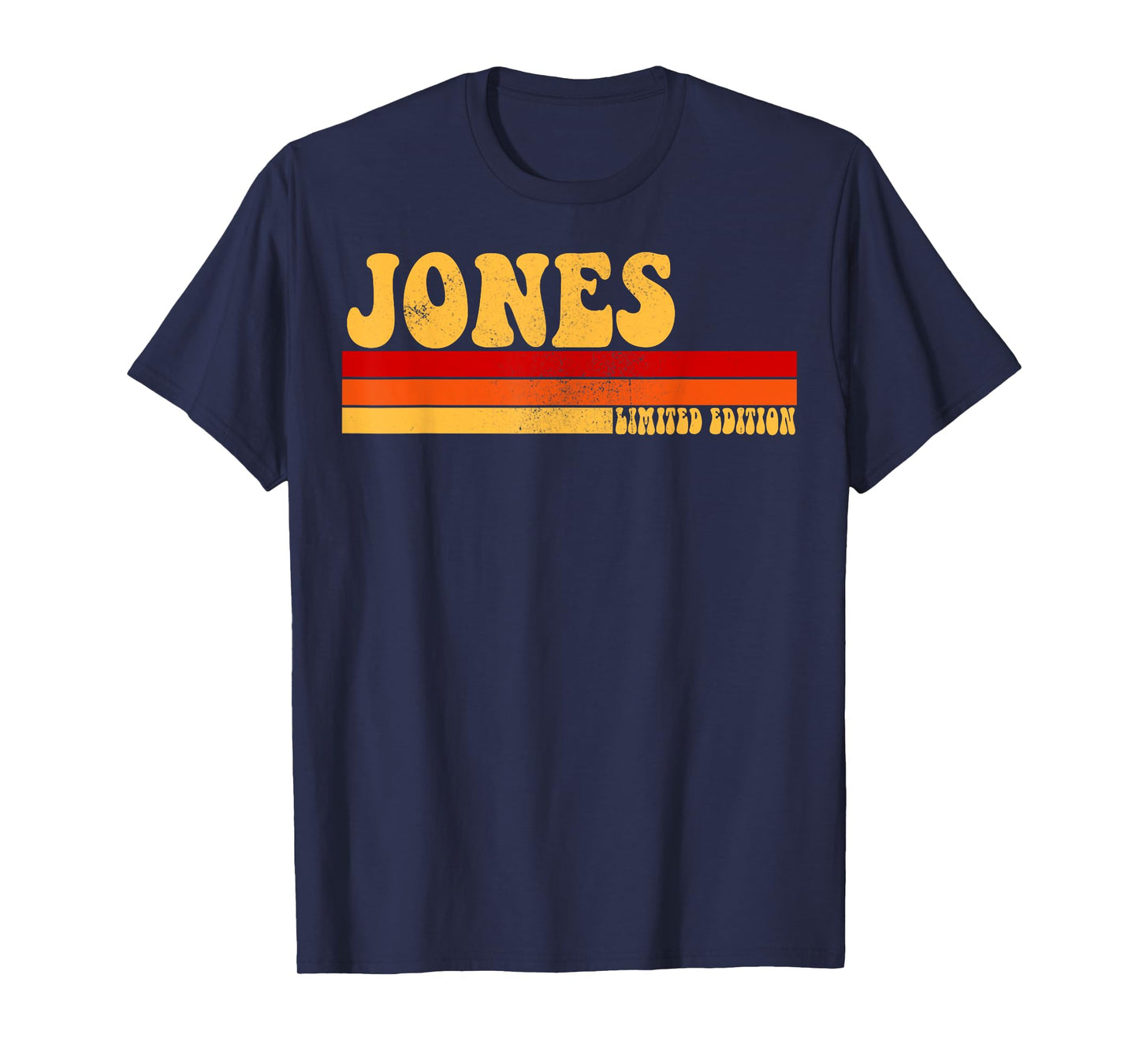 JONES Name Personalized Idea Men Retro Vintage JONES T-Shirt