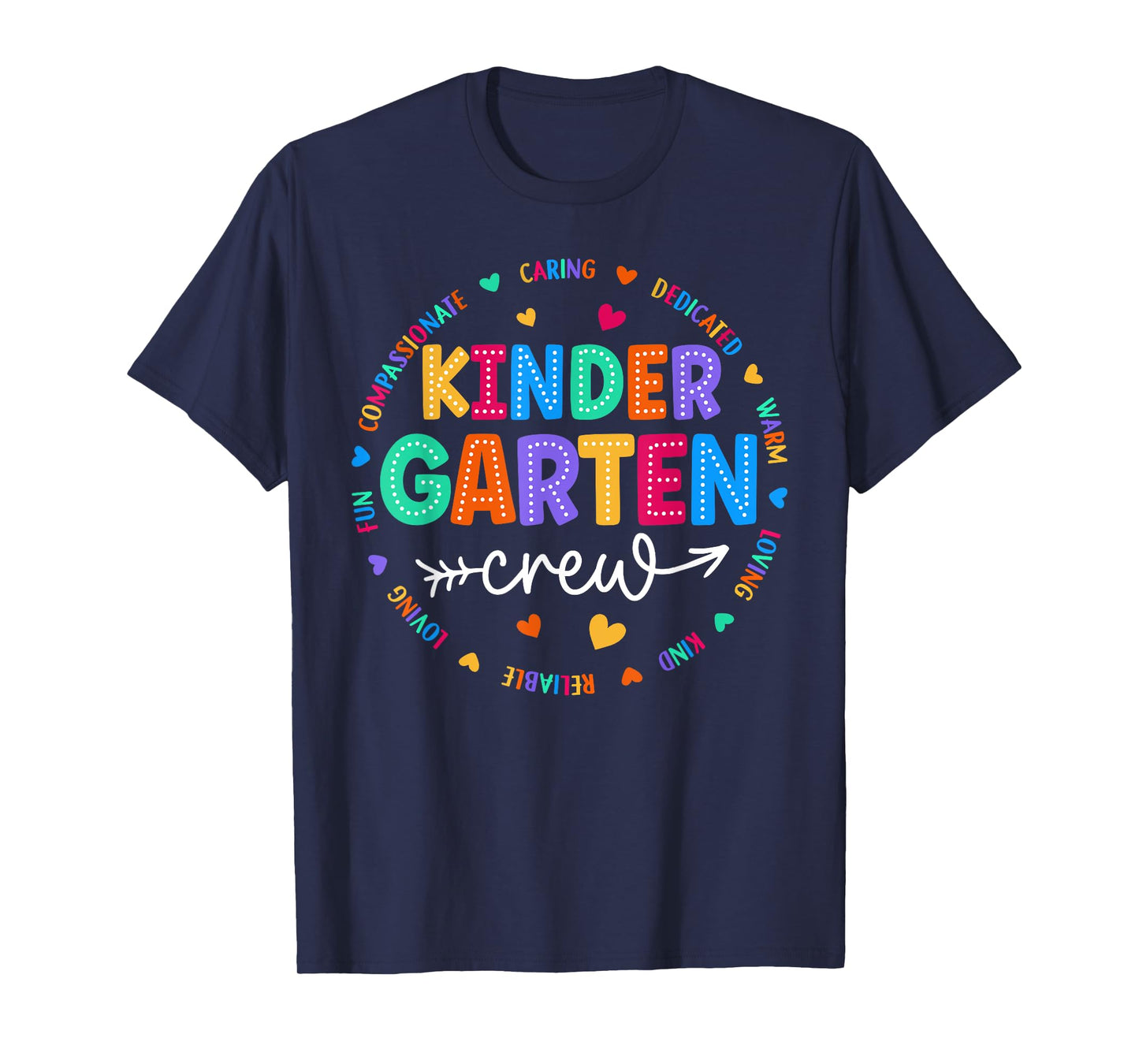 Kindergarten Crew Back To School Kindergarten Teacher Kids T-Shirt