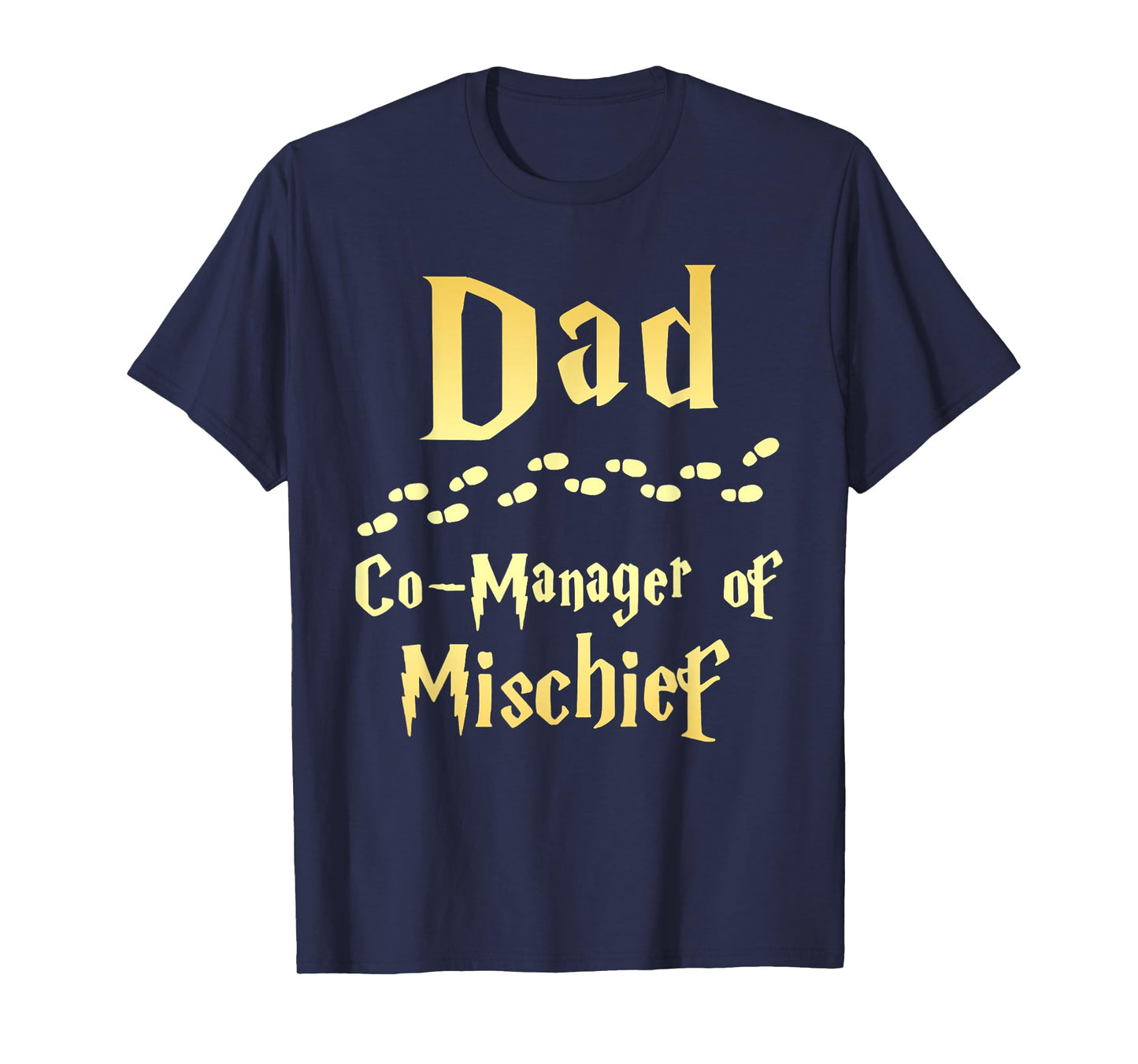 Magical Dad, Manager Of Mischief Birthday Family Matching T-Shirt
