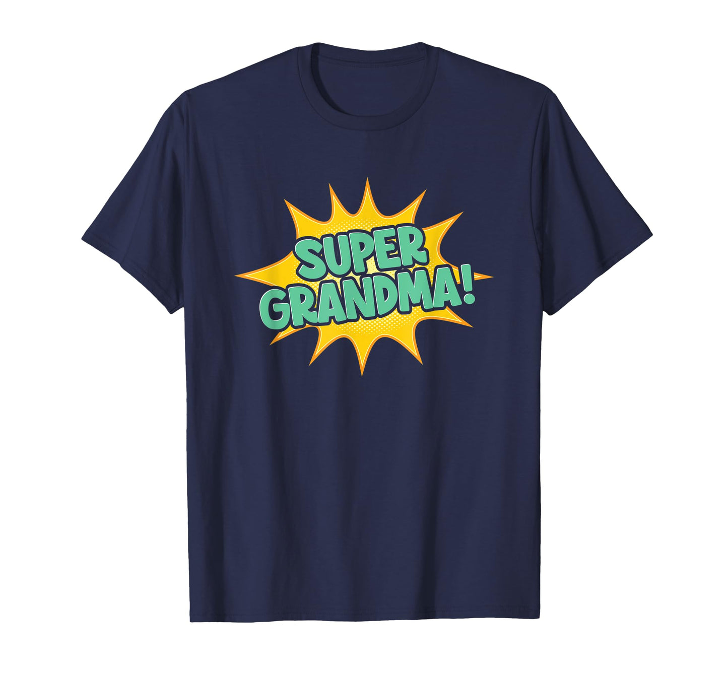 Super Grandma Comic Superhero Retro Grandma Mother's Day T-Shirt