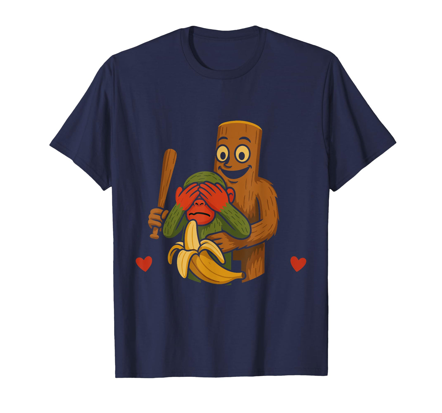 Italian Brainrot Chimpanzini Bananini Tung Sahur Kiss Cam T-Shirt