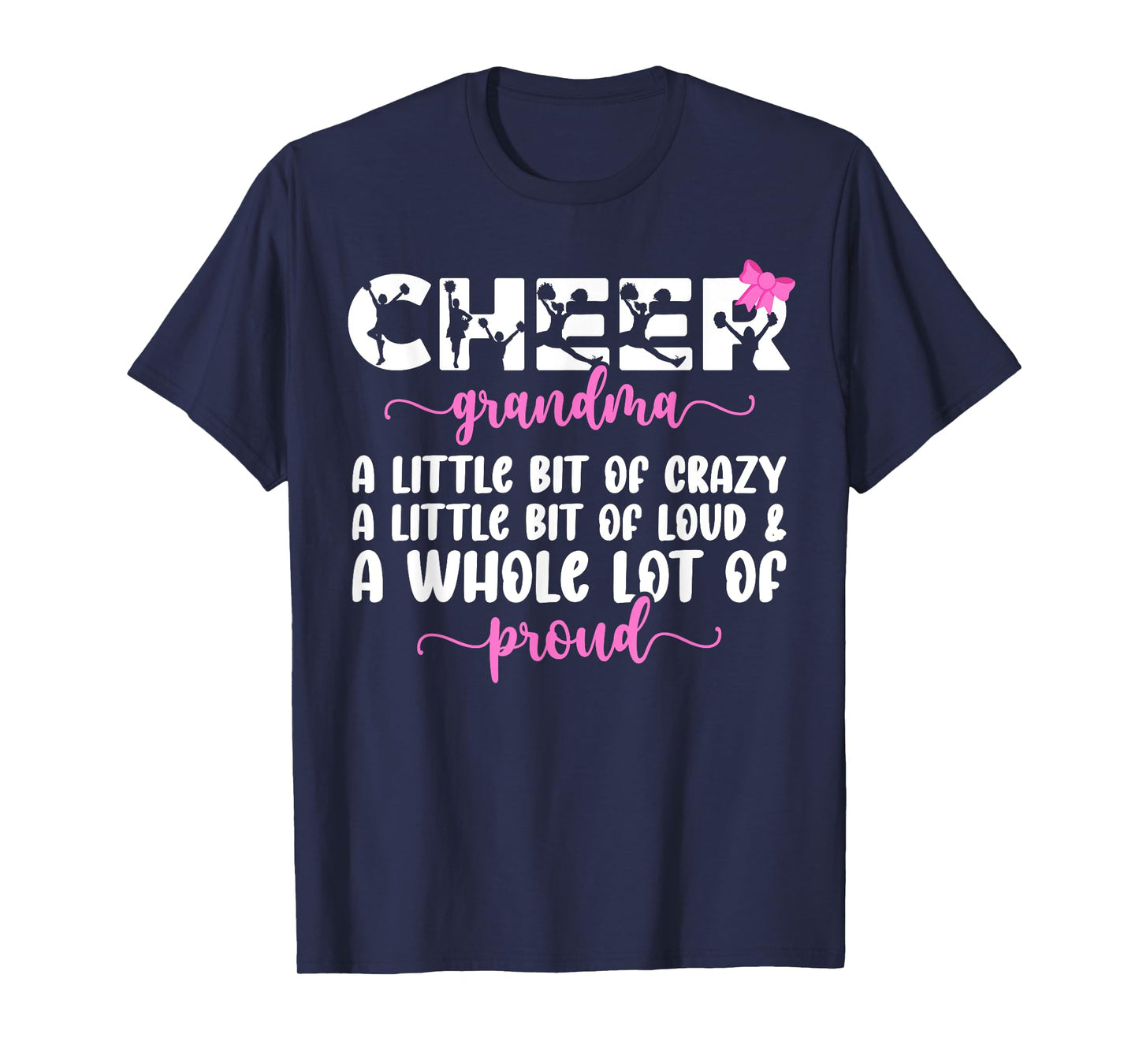 Cheer Grandma Proud Grandma Of A Cheerleader Grandma T-Shirt