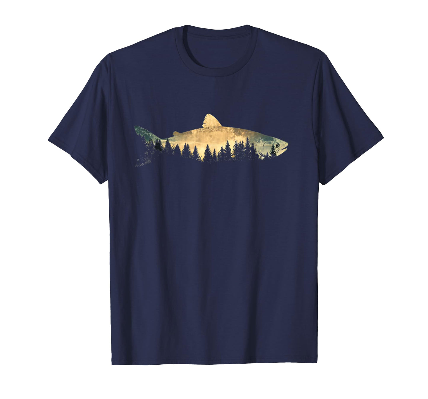 Fishing Outdoor Forest Nature Men Women Wildlife Fisherman T-Shirt
