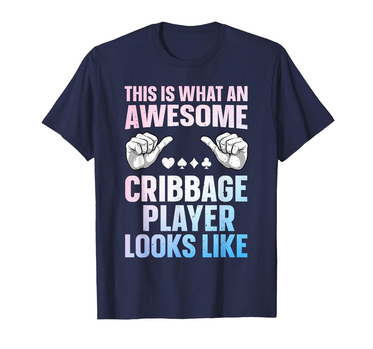 Cribbage Art For Men Women Cribbage Board Cribbage Players T-Shirt