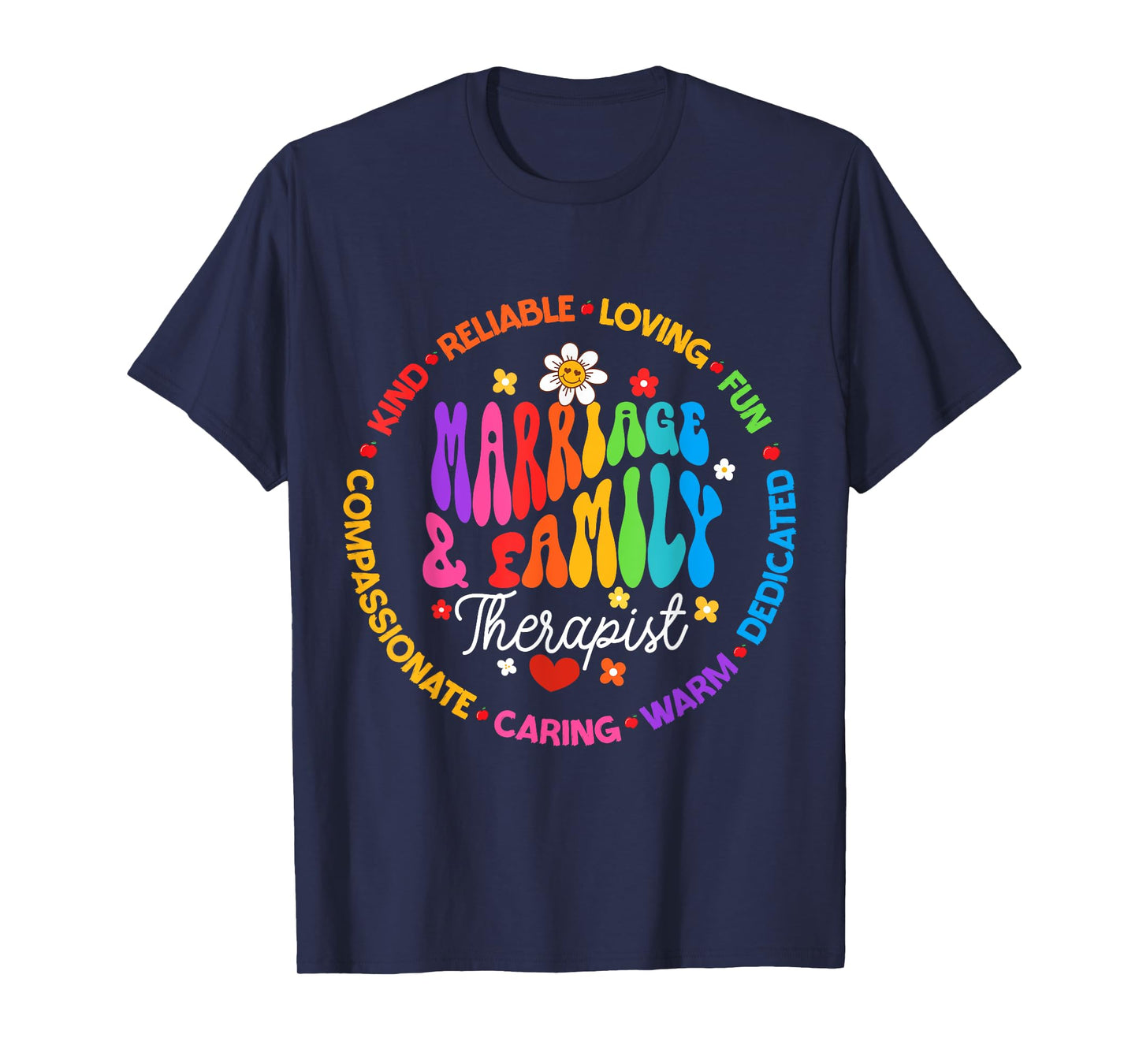 Groovy Marriage & Family Therapist Therapy LMFT Appreciation T-Shirt